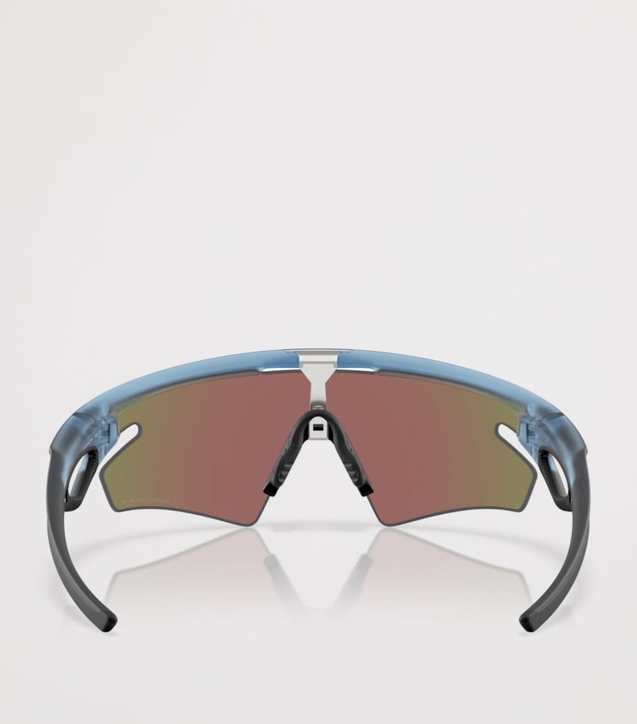 Oakley Sphaera Slash Rectangle Sunglasses Blue Image 4