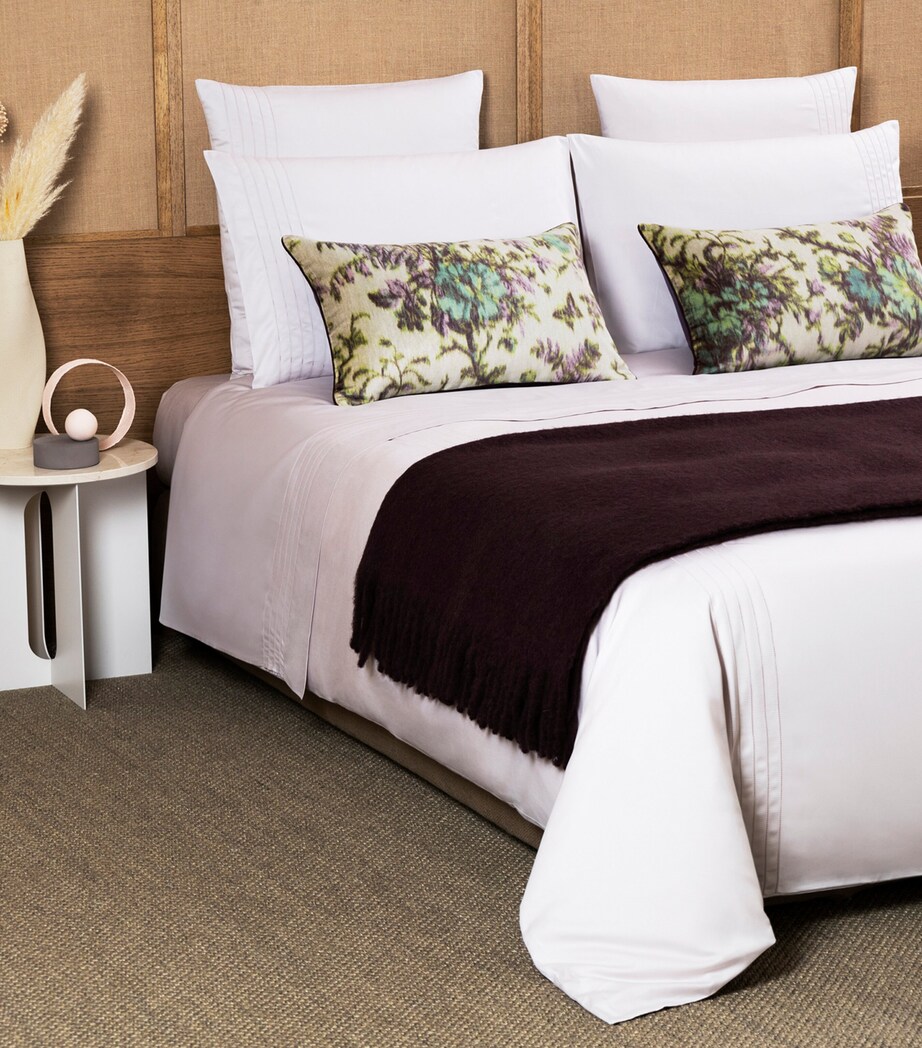 Wool-Alpaca Cosy Throw (140cm x 190cm) 3805 - REGAL PURPLE Image 2