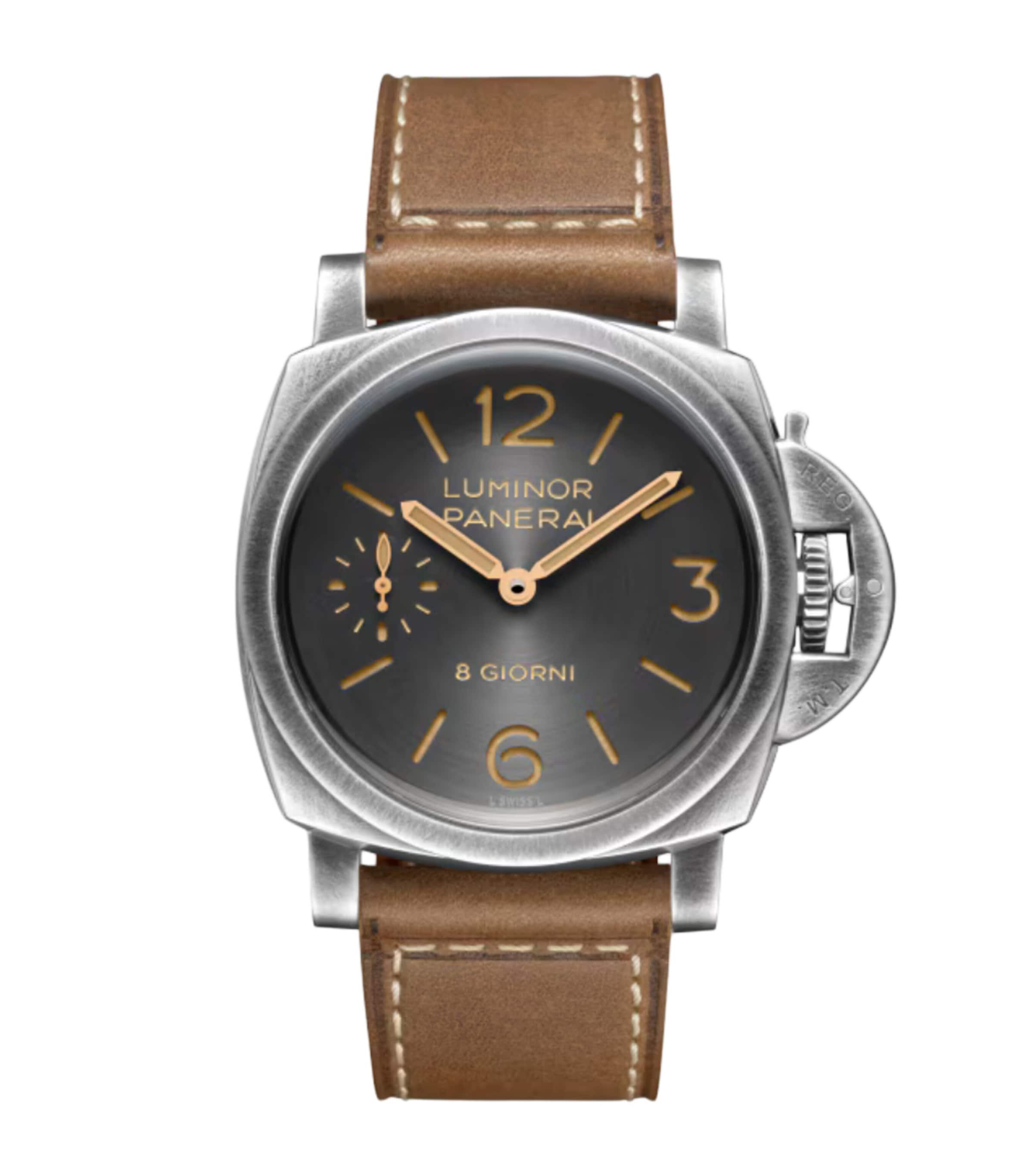 Panerai Stainless Steel Luminor 8 Giorni Watch 44mm Grey Image 1