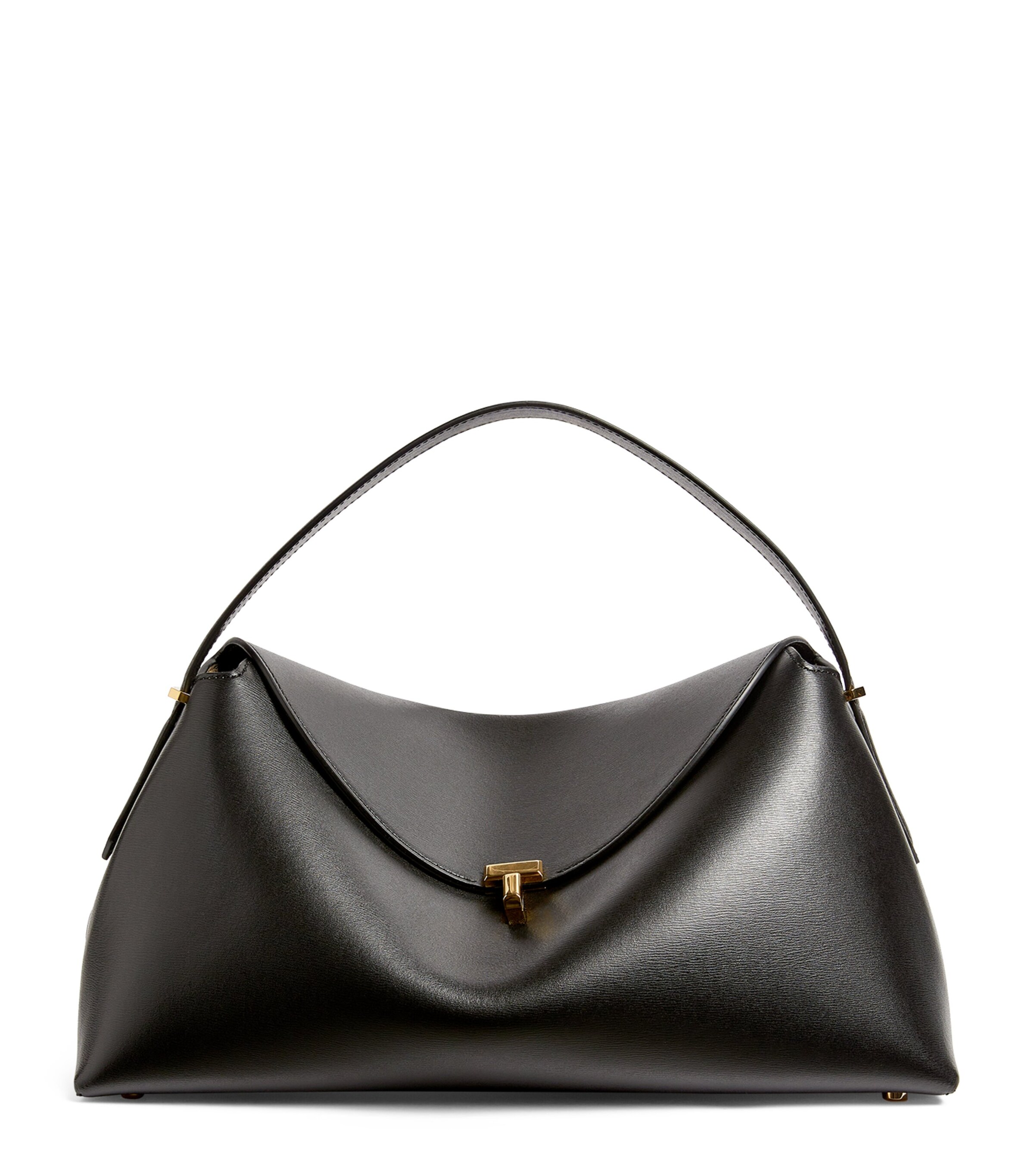 Totême Leather T-Lock Top-Handle Bag | Holiday Shop | Womens | Women Bags | Shoulder Bags | Top Handle Bags | Designers | TOTEME | Women Wardrobe Essentials | Bags