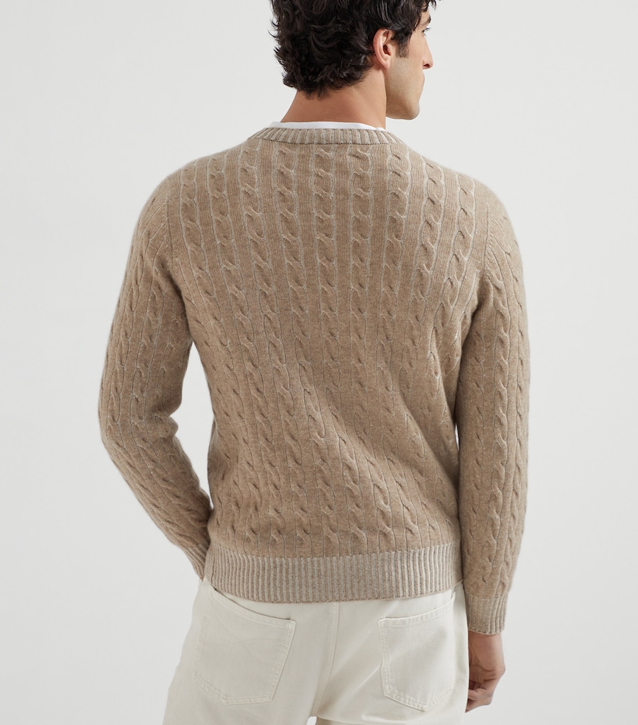 Cashmere Cable-Knit Sweater CG678 Image 3