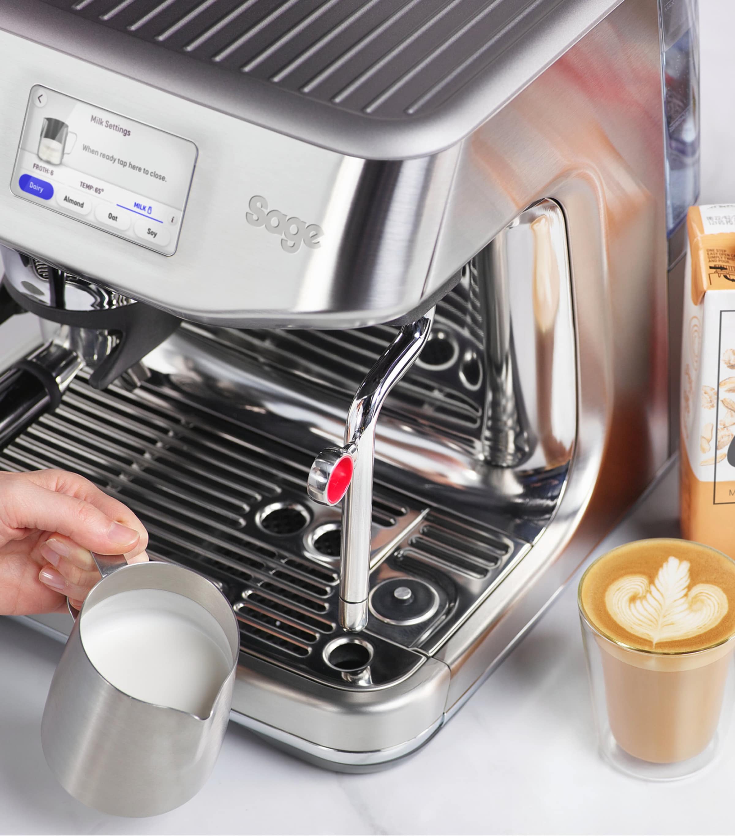 Sage Barista Touch Impress Coffee Machine Stainless Steel Image 7