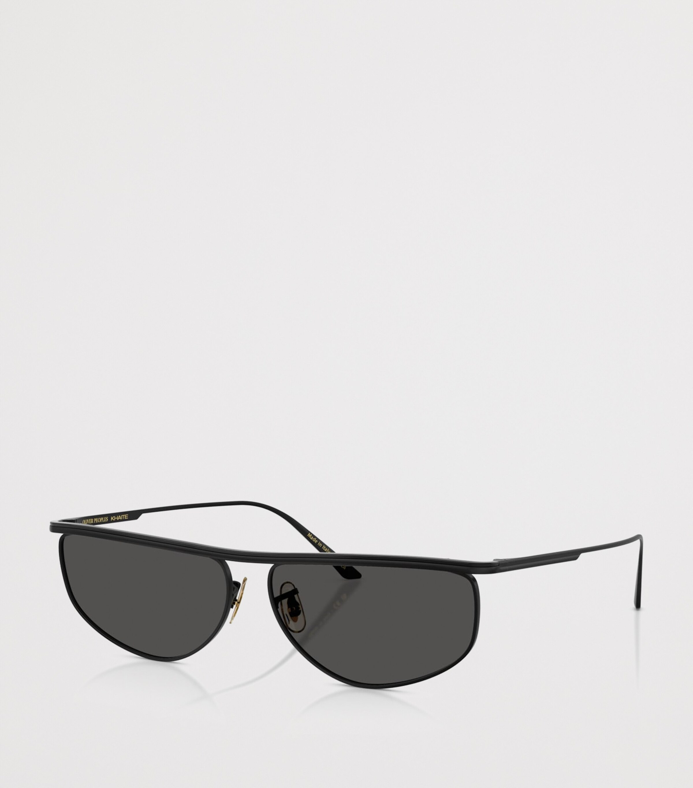 Oliver Peoples Steel 1986C Irregular Oval Sunglasses Black Image 2