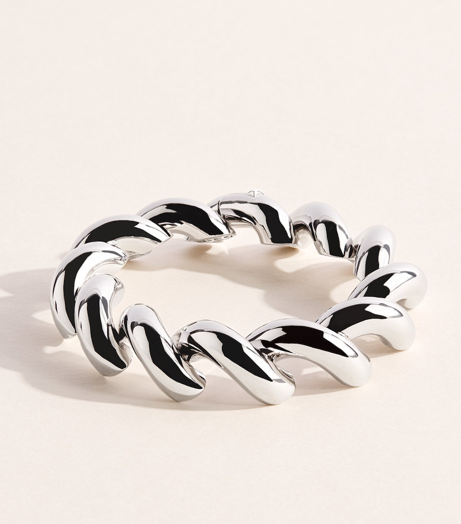 Eddie Borgo Silver-Plated Torsade Bracelet Silver Image 1