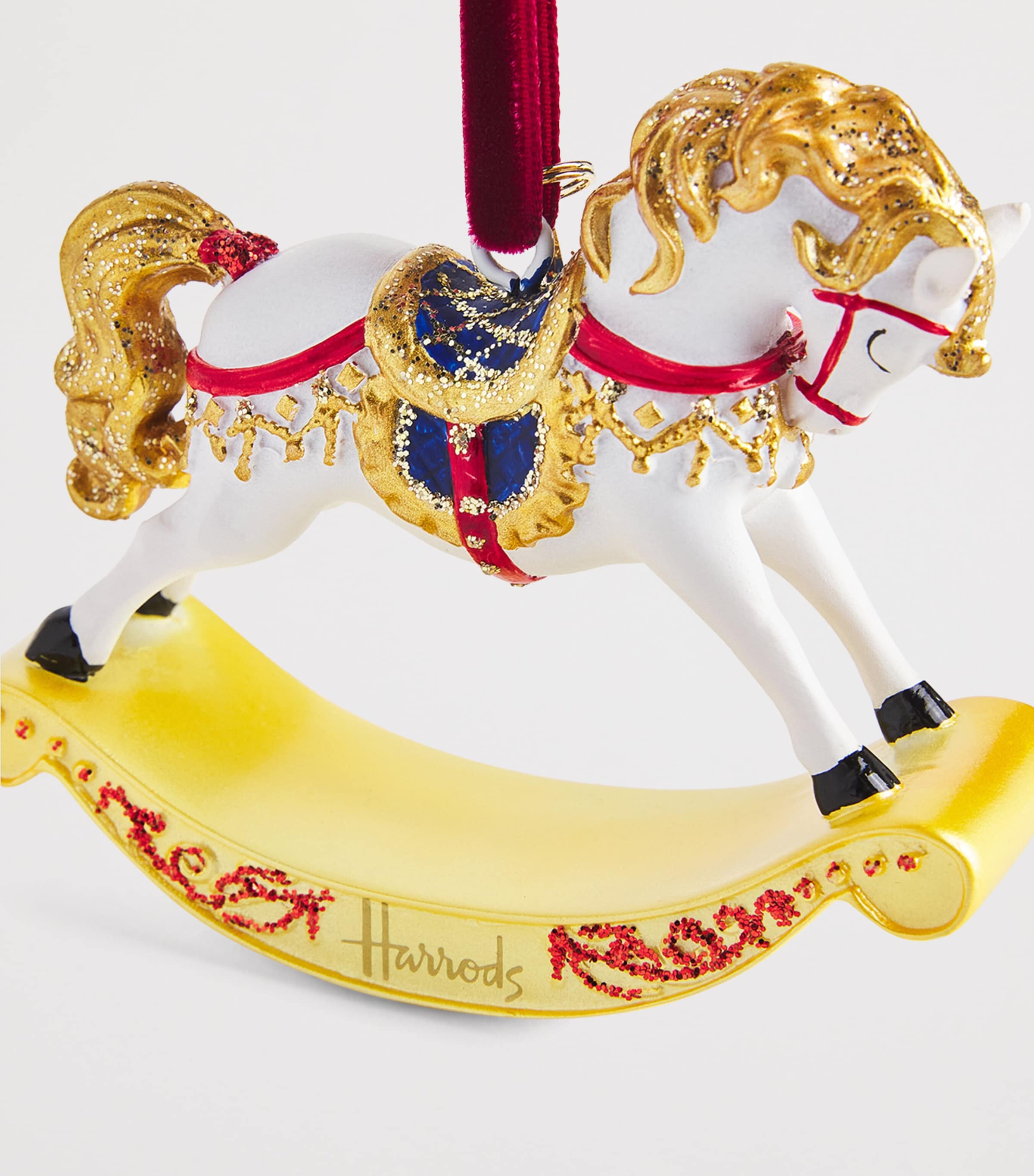 Harrods Rocking Horse Tree Decoration Image 4