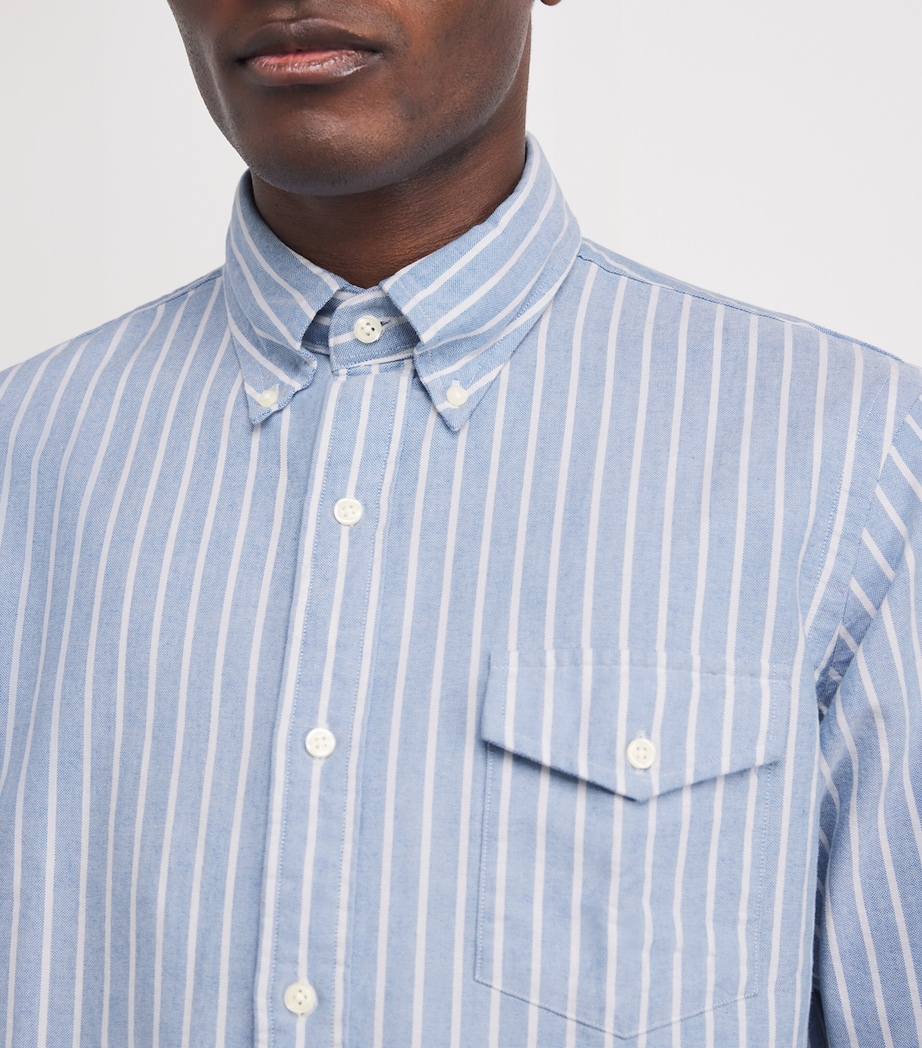Cotton Stripe Oxford Shirt MULTI Image 6