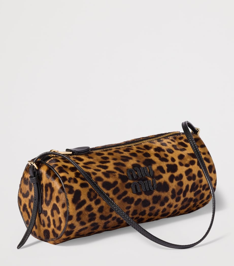 Calf Hair Logo Pouch F0151 Image 2