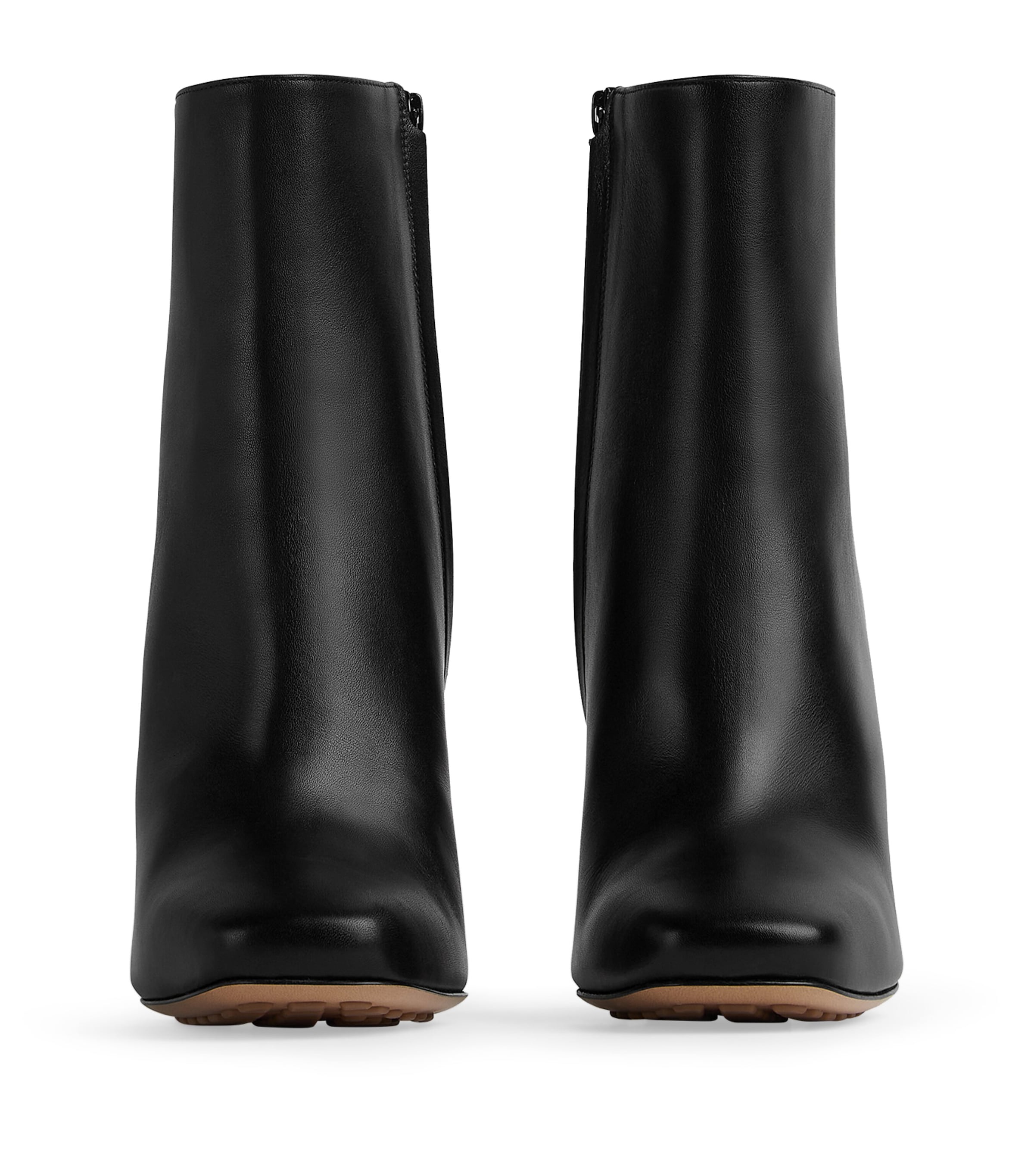 Calfskin Canalazzo Ankle Boots 100 NERO/NERO Image 4