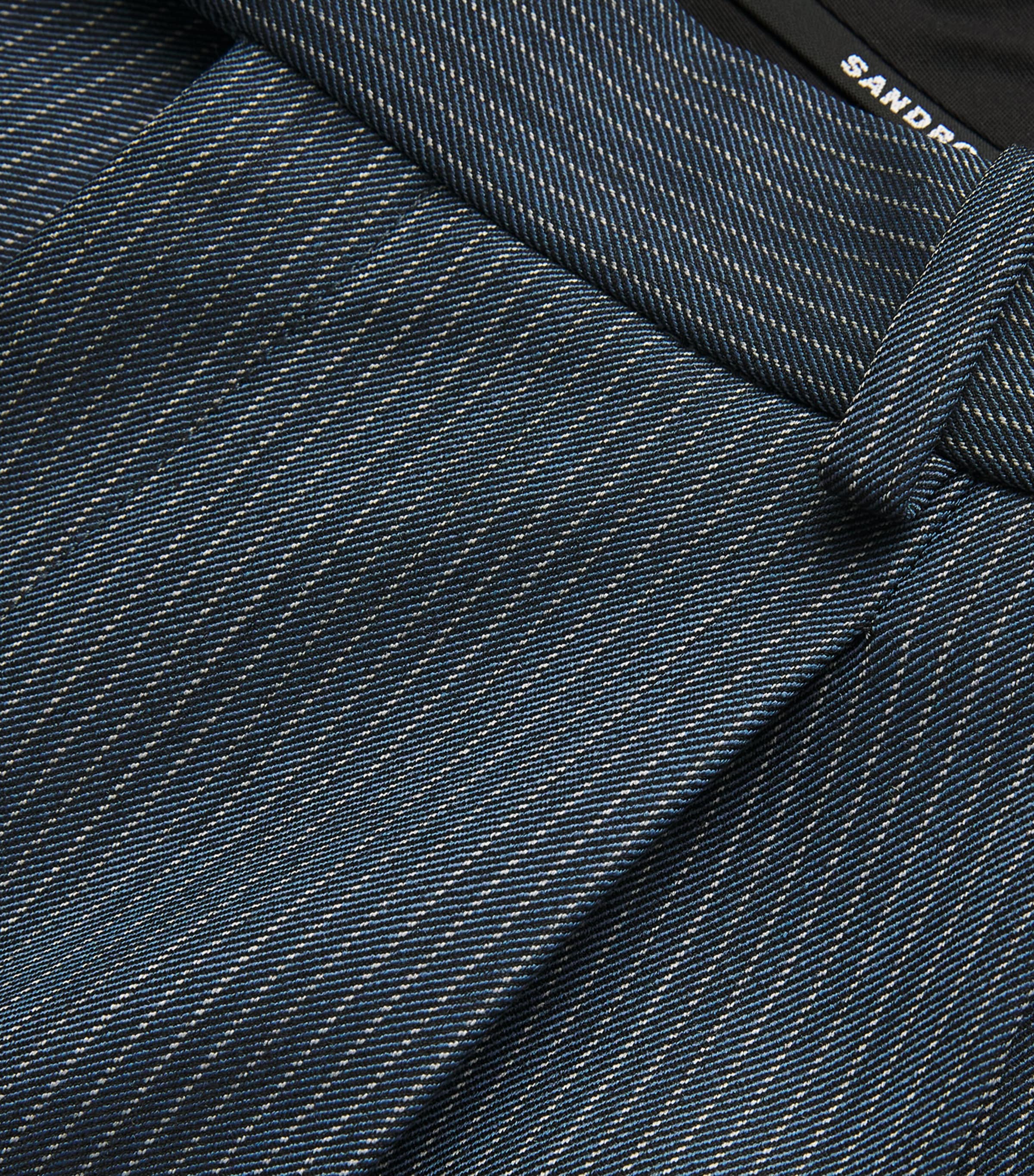 Pinstripe Shorts BLUE Image 5