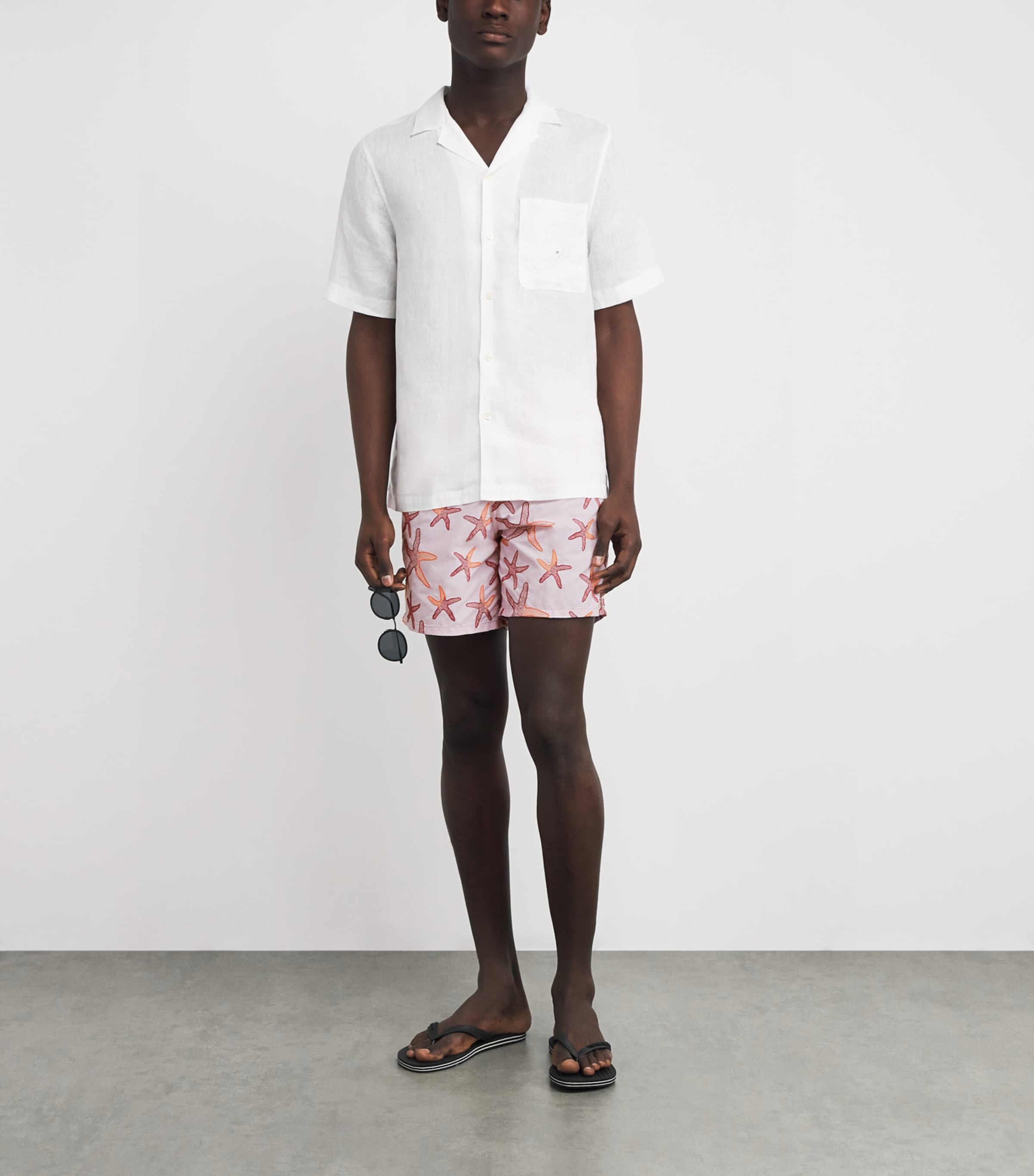 Embroidered Starfish Mistral Swim Shorts 823 PETALE Image 2