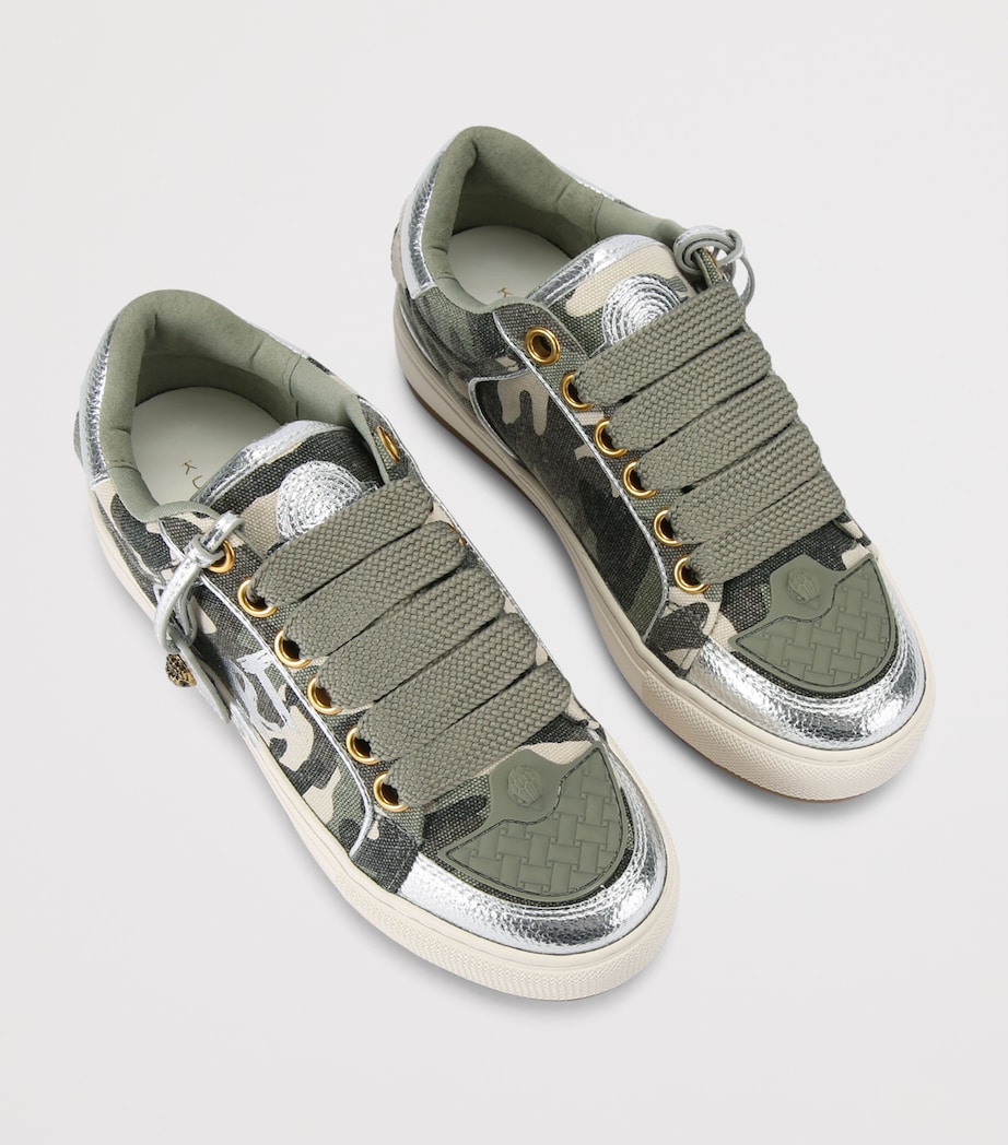 Kurt Geiger London Southbank Tag Sneakers Green Oth Image 4