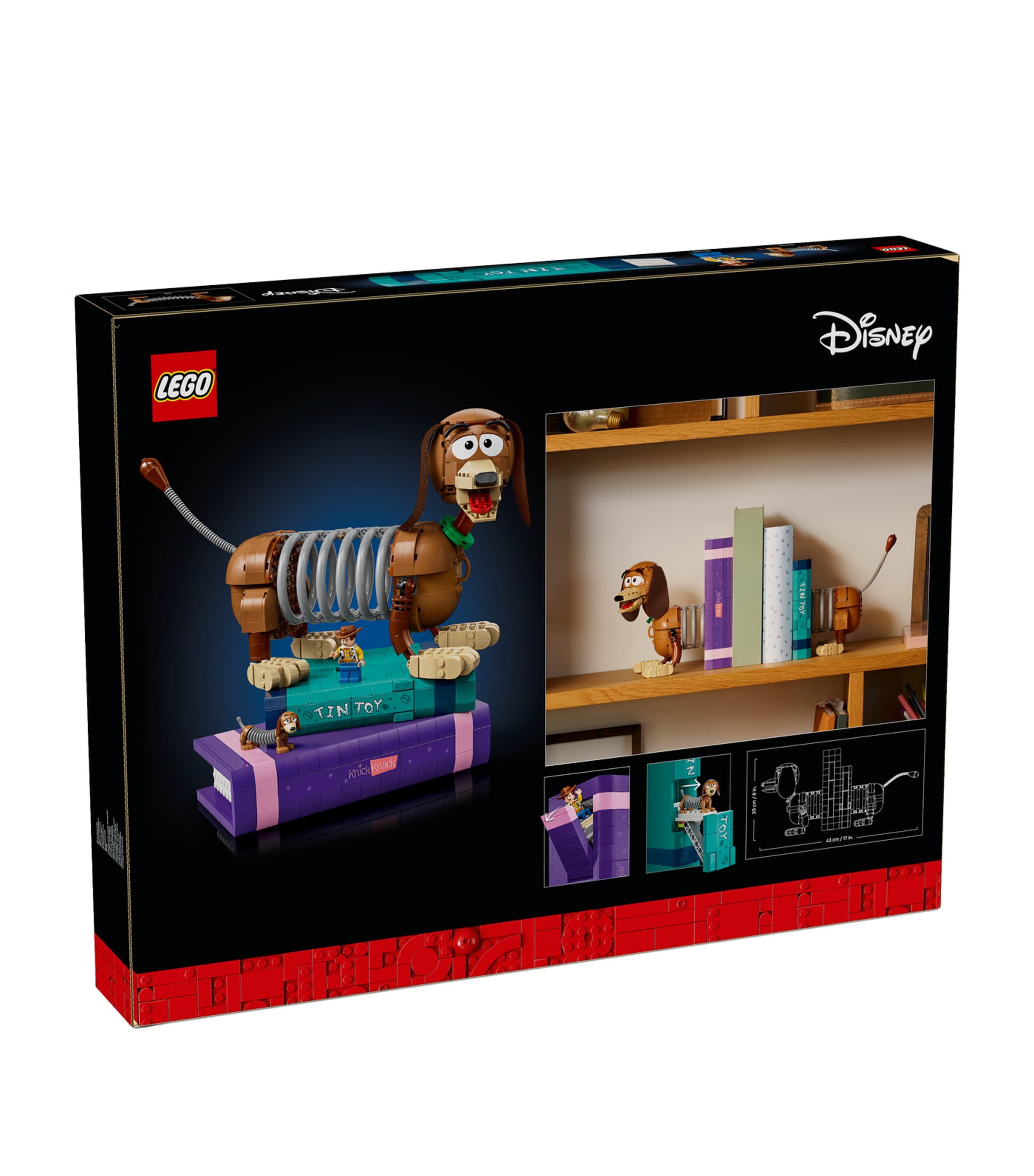 Lego Disney and Pixar Toy Story Slinky Dog Bookends 43301 Image 2