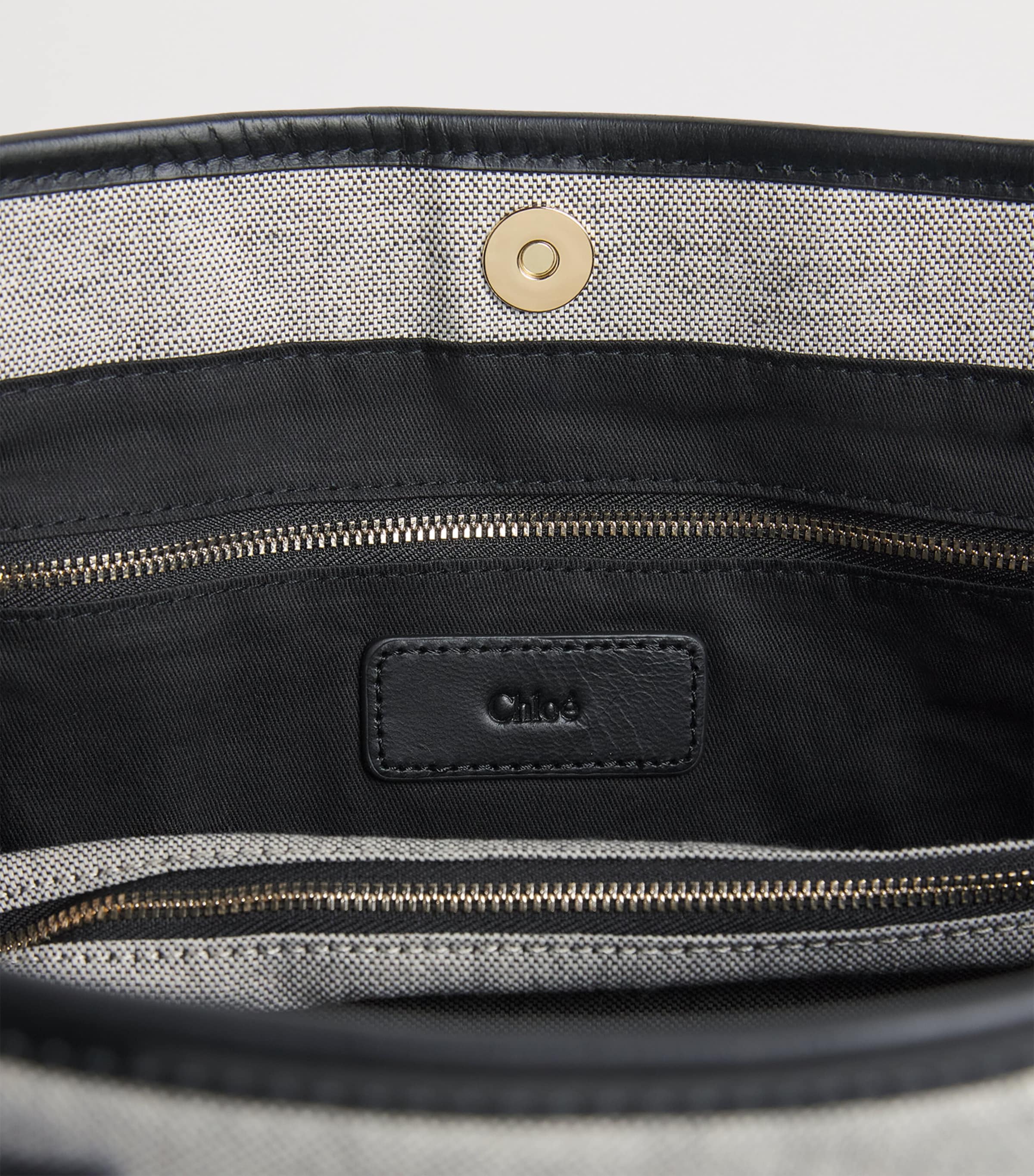 Chloé Kids Canvas Changing Bag Heather Grey Image 3