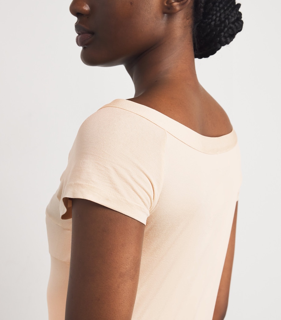 Jersey Florence Midi Slip Dress PINK Image 4