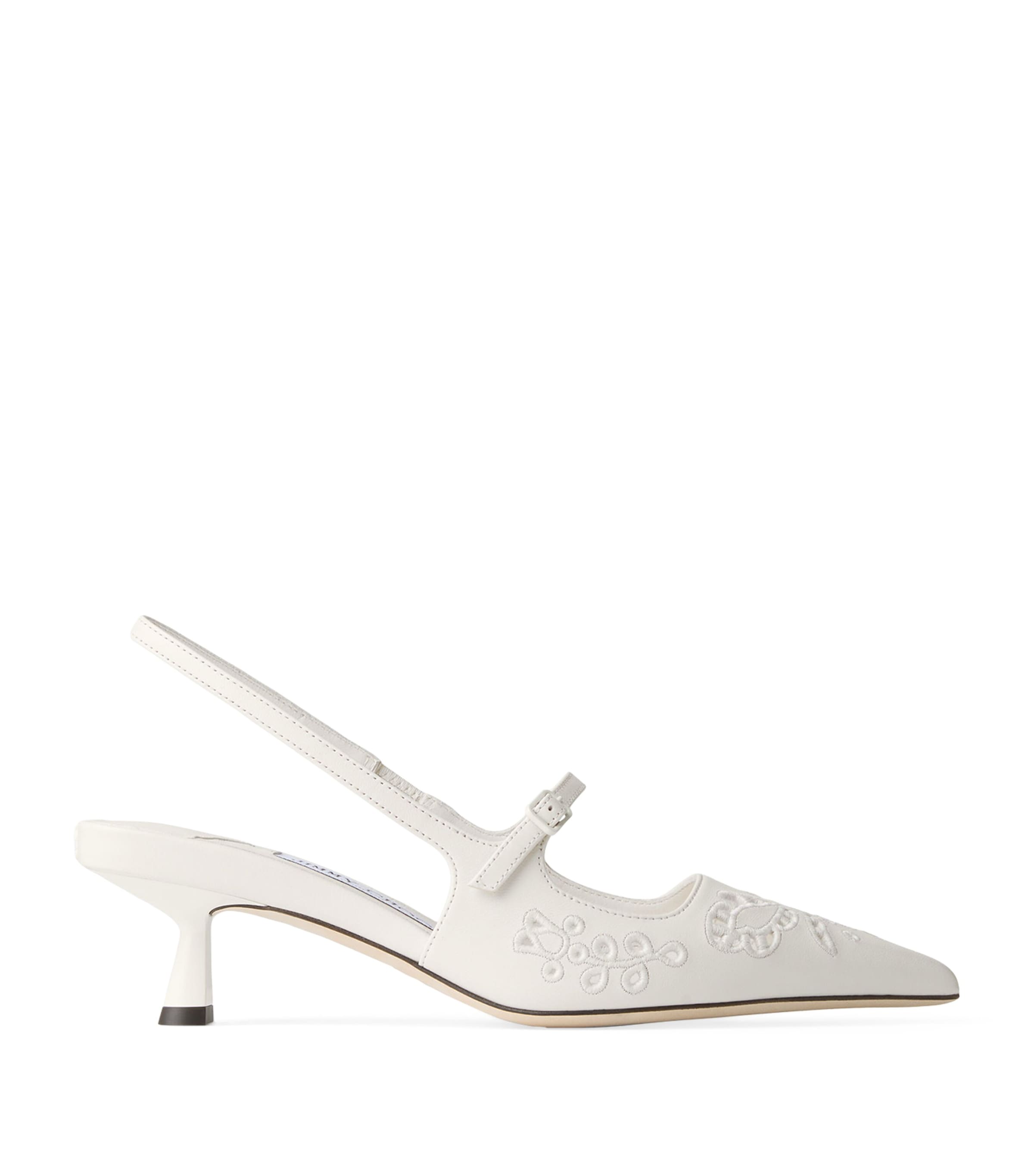 Jimmy Choo Didi 45 Leather Slingback Pumps