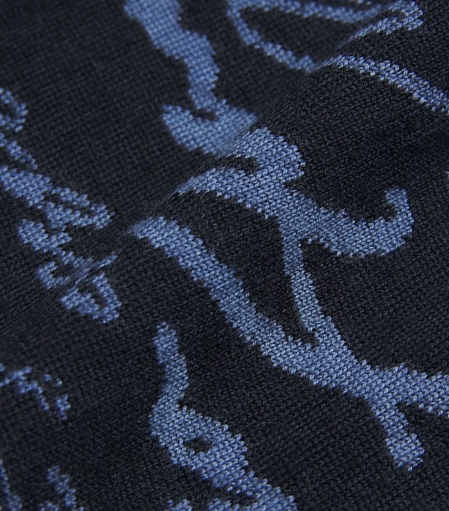 Virgin Wool Signature Logo Sweater FB076 Image 5