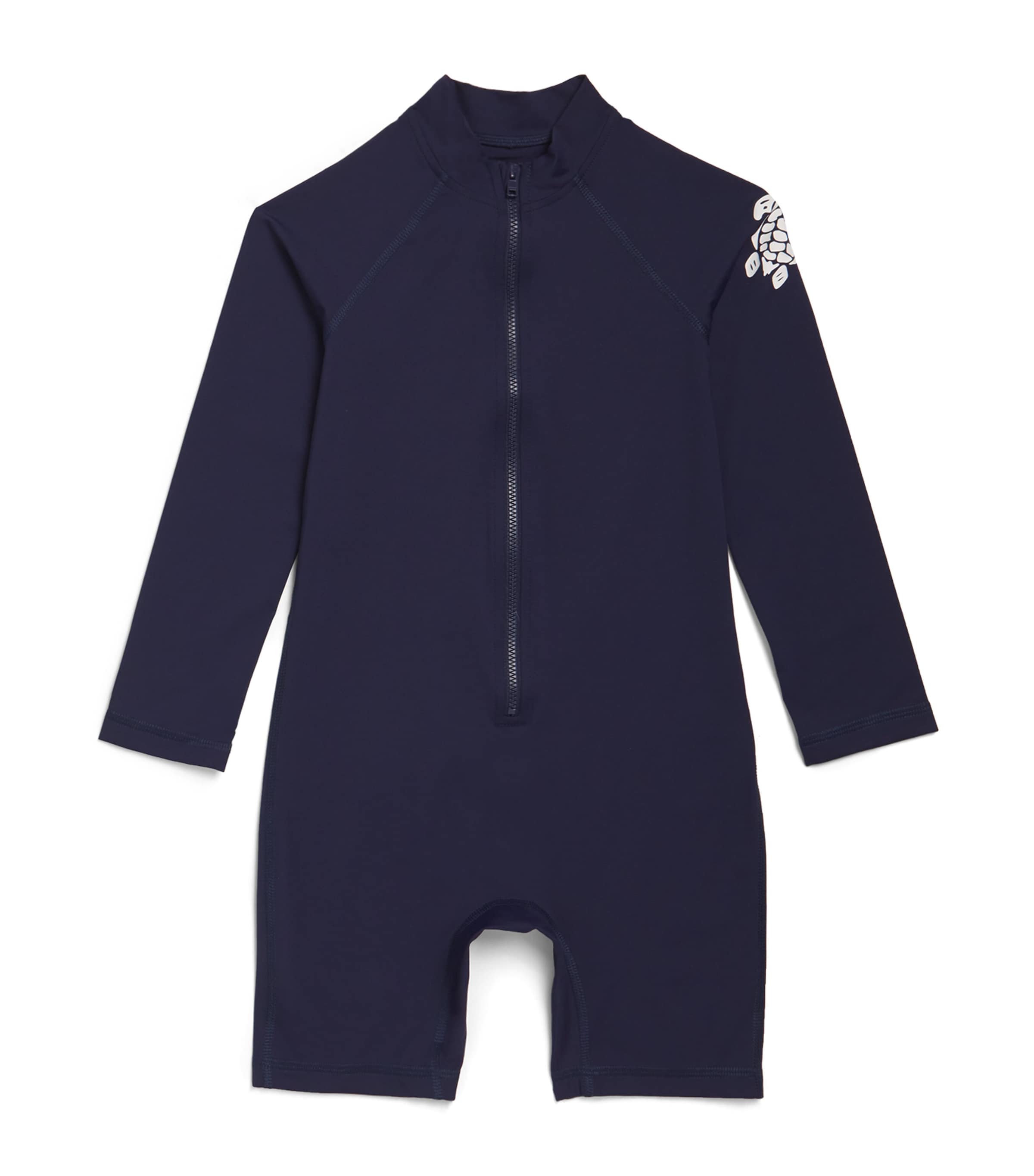 Vilebrequin Turtle Print Rash Guard Swimsuit In Blue