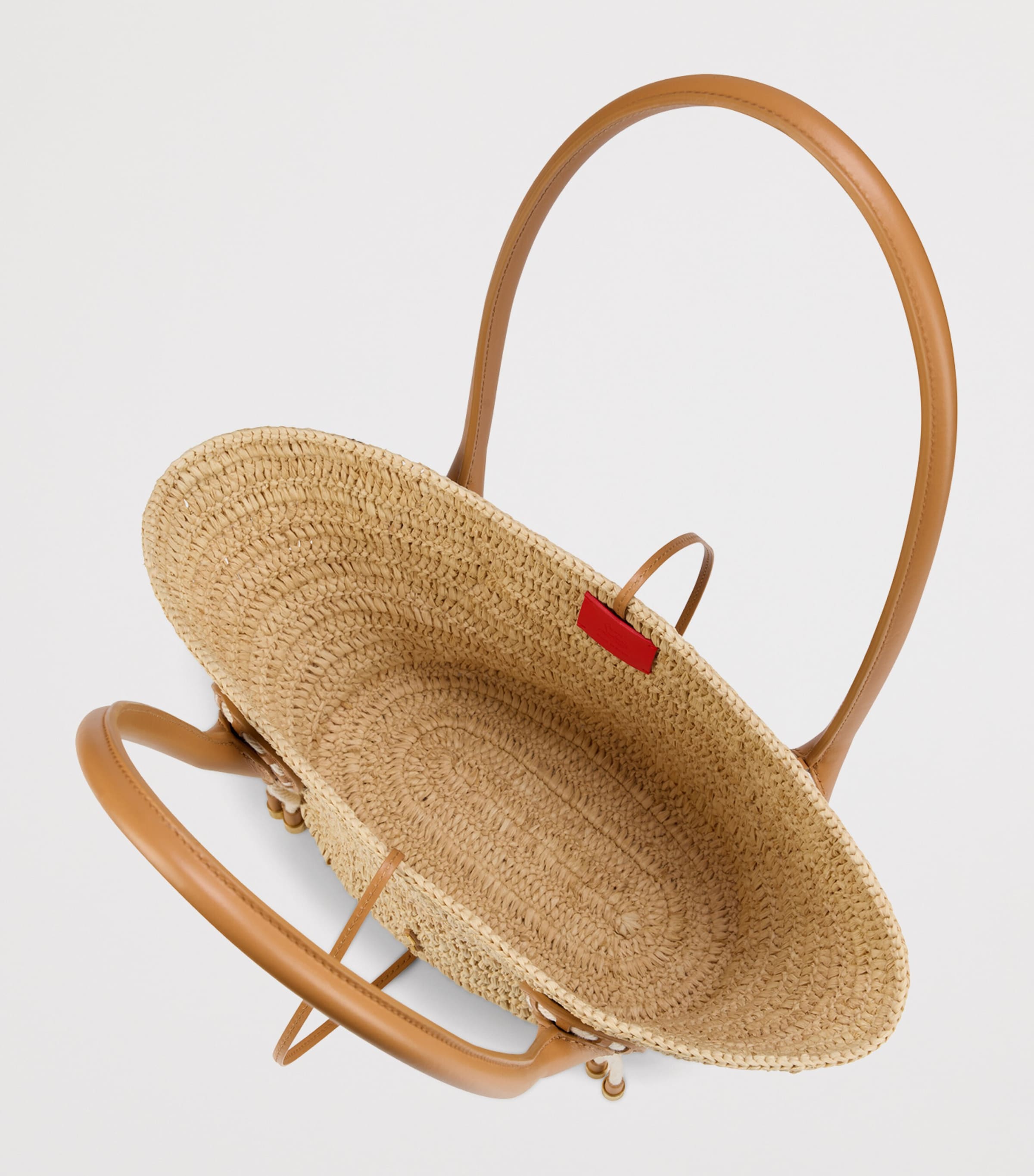 Christian Louboutin ベージュ パーティーバッグ Christian Louboutin Multi Rafia Venus Tote Bag | Harrods US