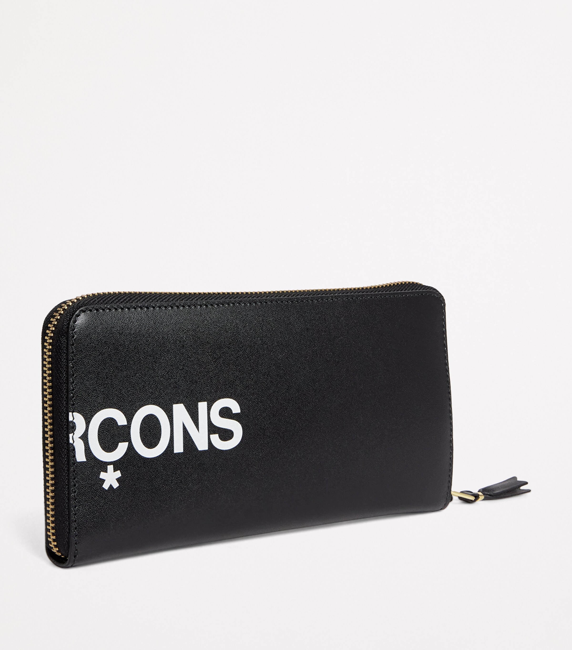 Leather Logo Print Wallet BLACK Image 2