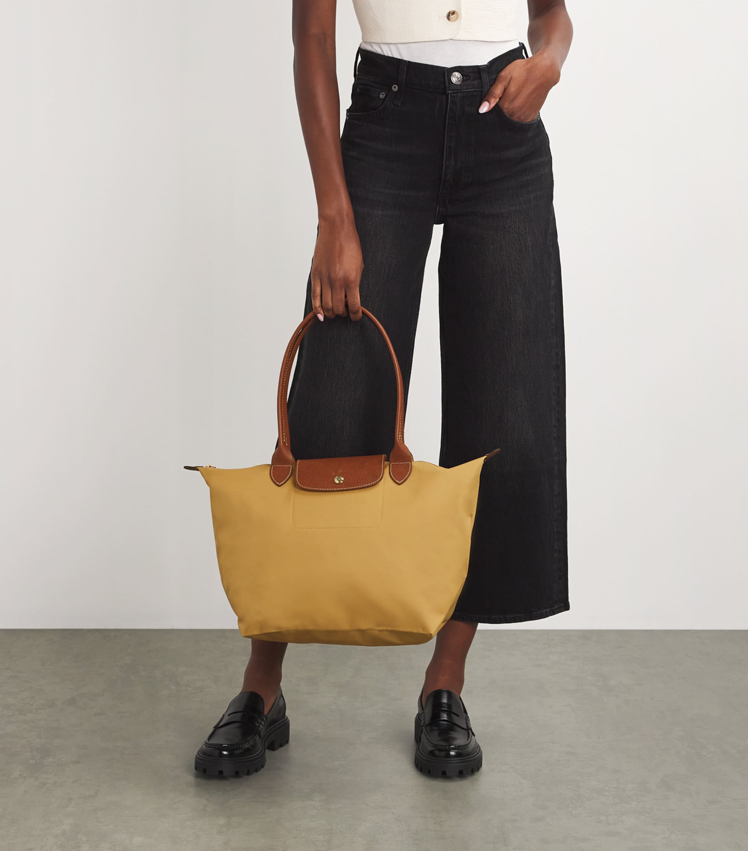 Large Le Pliage Original Tote Bag P86 BEIGE Image 2