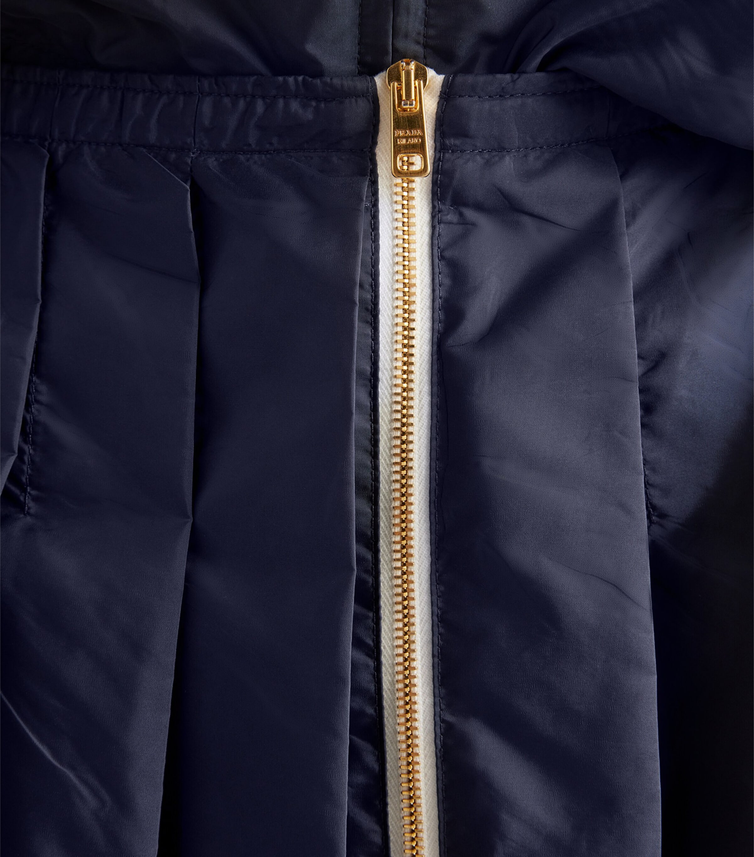 Re-Nylon Pleated Mini Skirt F0AA7 Image 3