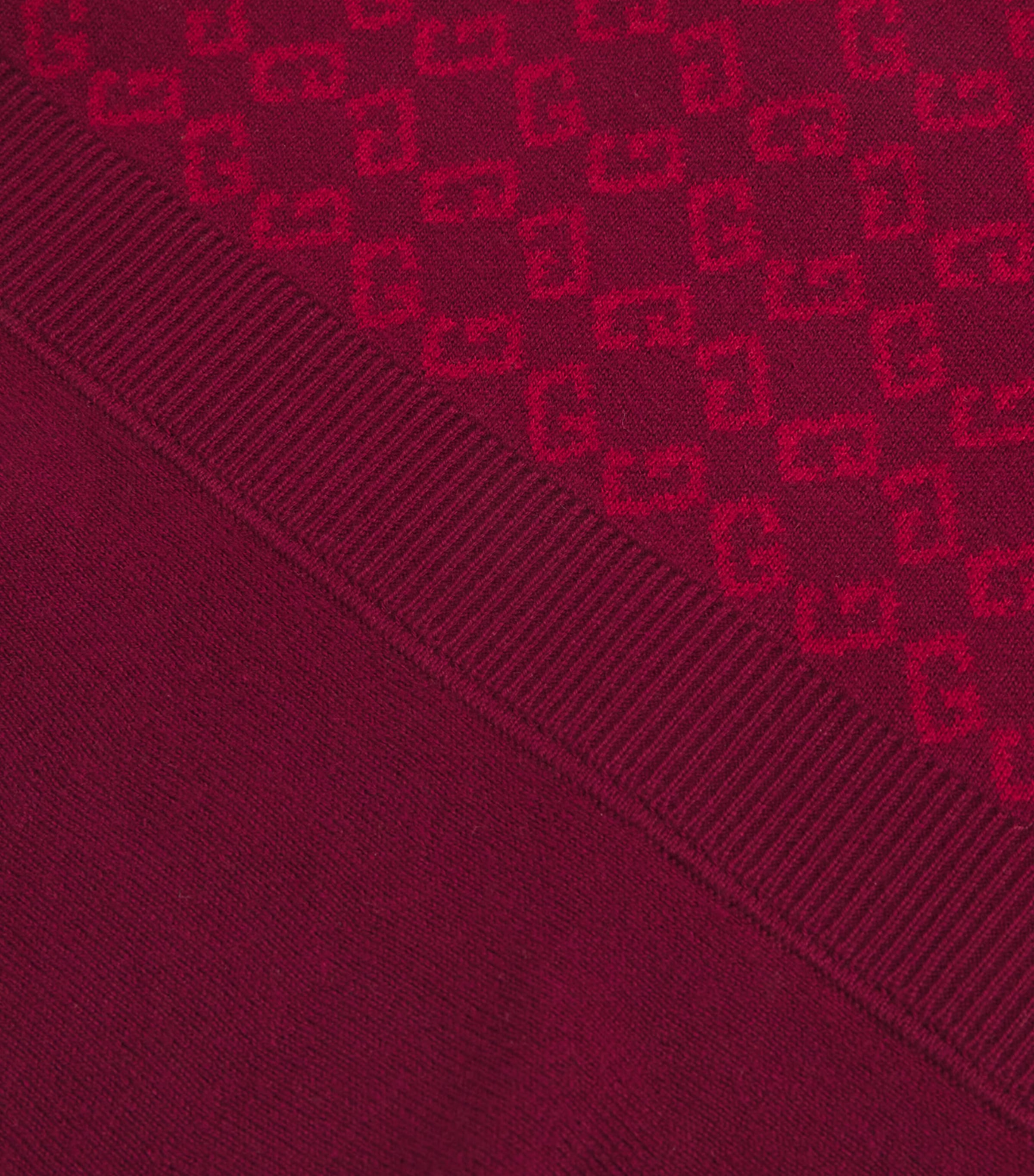 Knitted 4G Dress (4-12 Years) CRIMSON Image 3