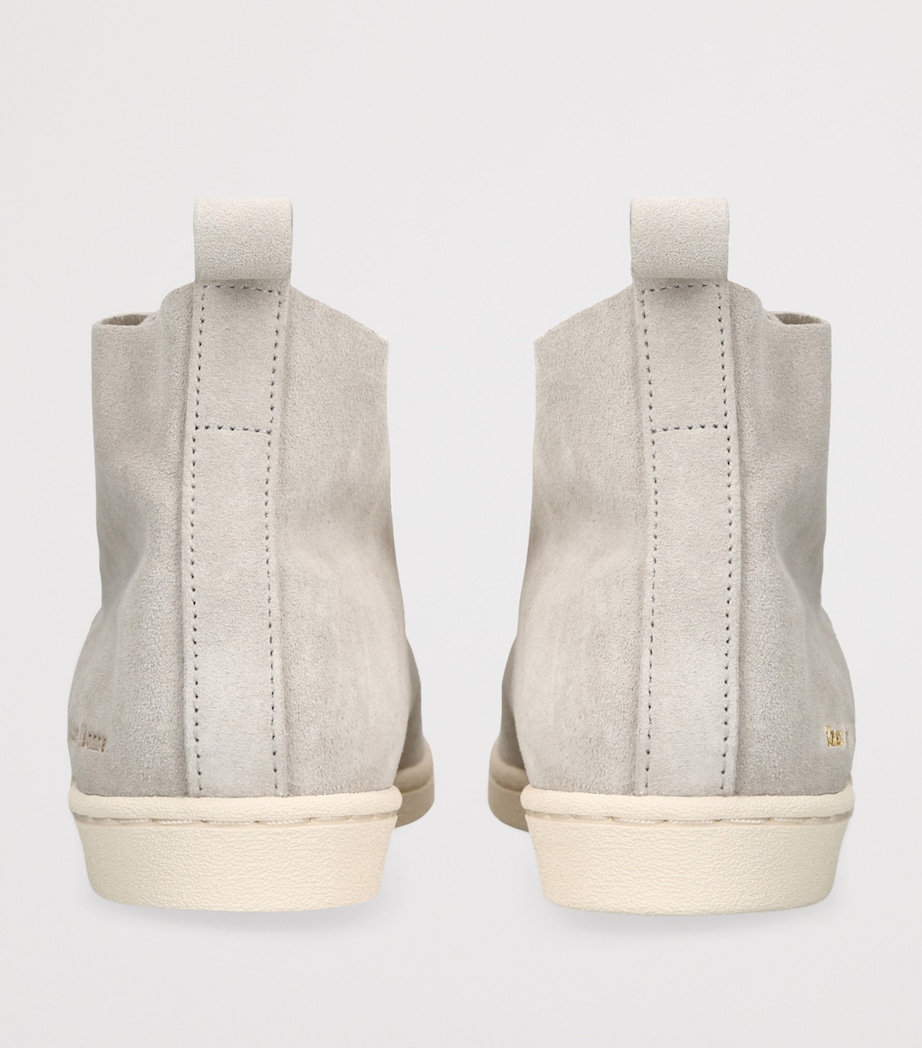 x Wales Bonner Suede Superstar Hi Sneakers GREY Image 2
