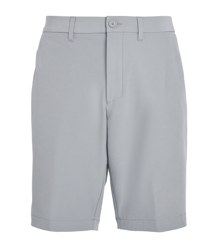 BOSS Mens Commuter Slim Shorts Dark Grey Image 1
