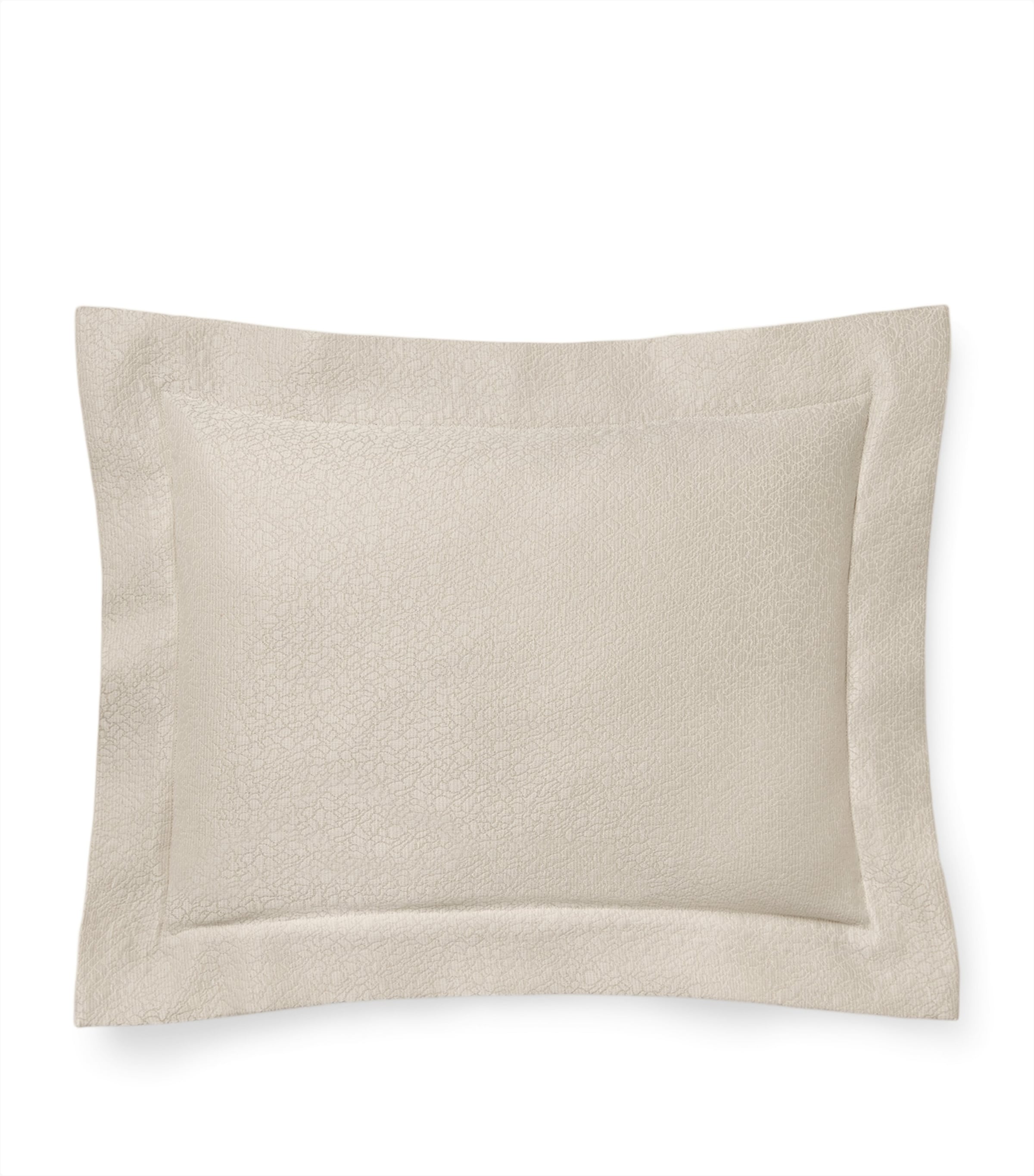 Pratesi Venezia Standard Sham Pillowcase (21cm x 26cm) Beige Image 1