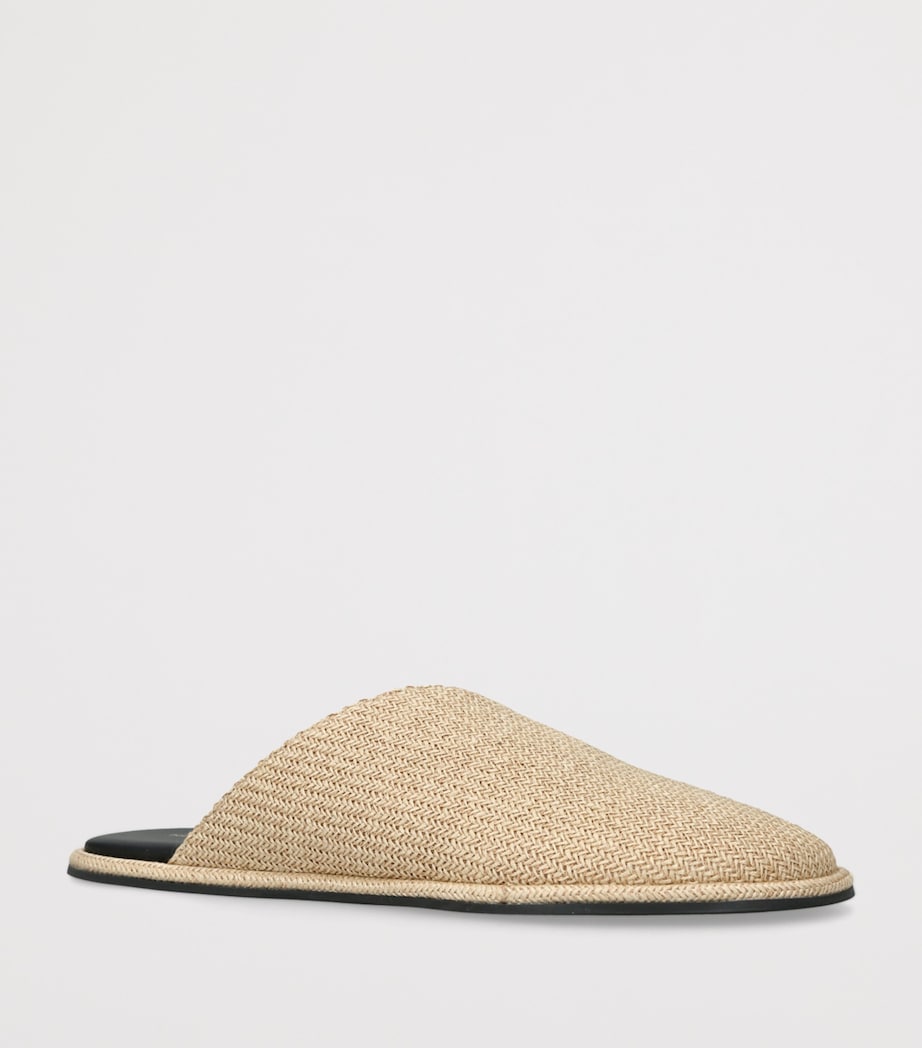 Raffia Atik Slides BEIGE Image 3