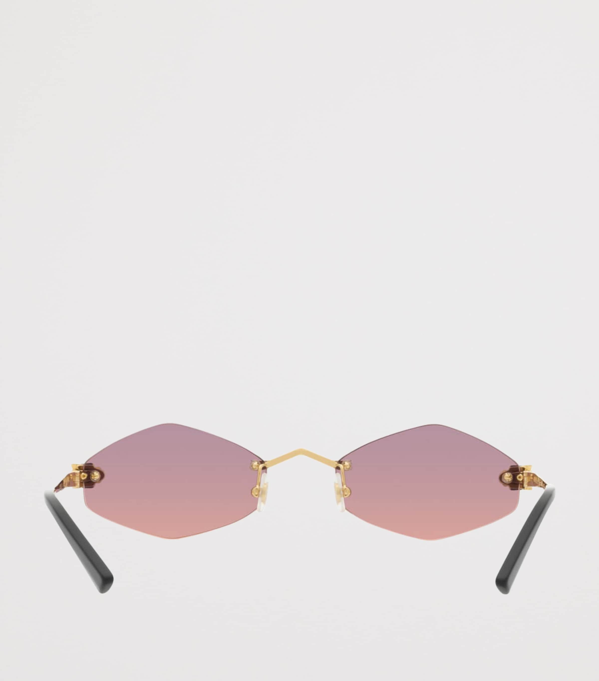 Cartier Hexagonal Sunglasses Gold Image 4