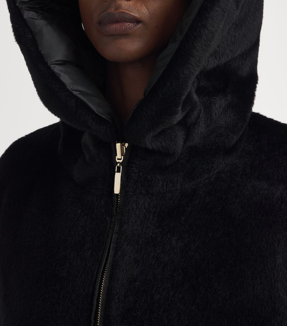 Reversible Quilted Jacket BLACK Image 7