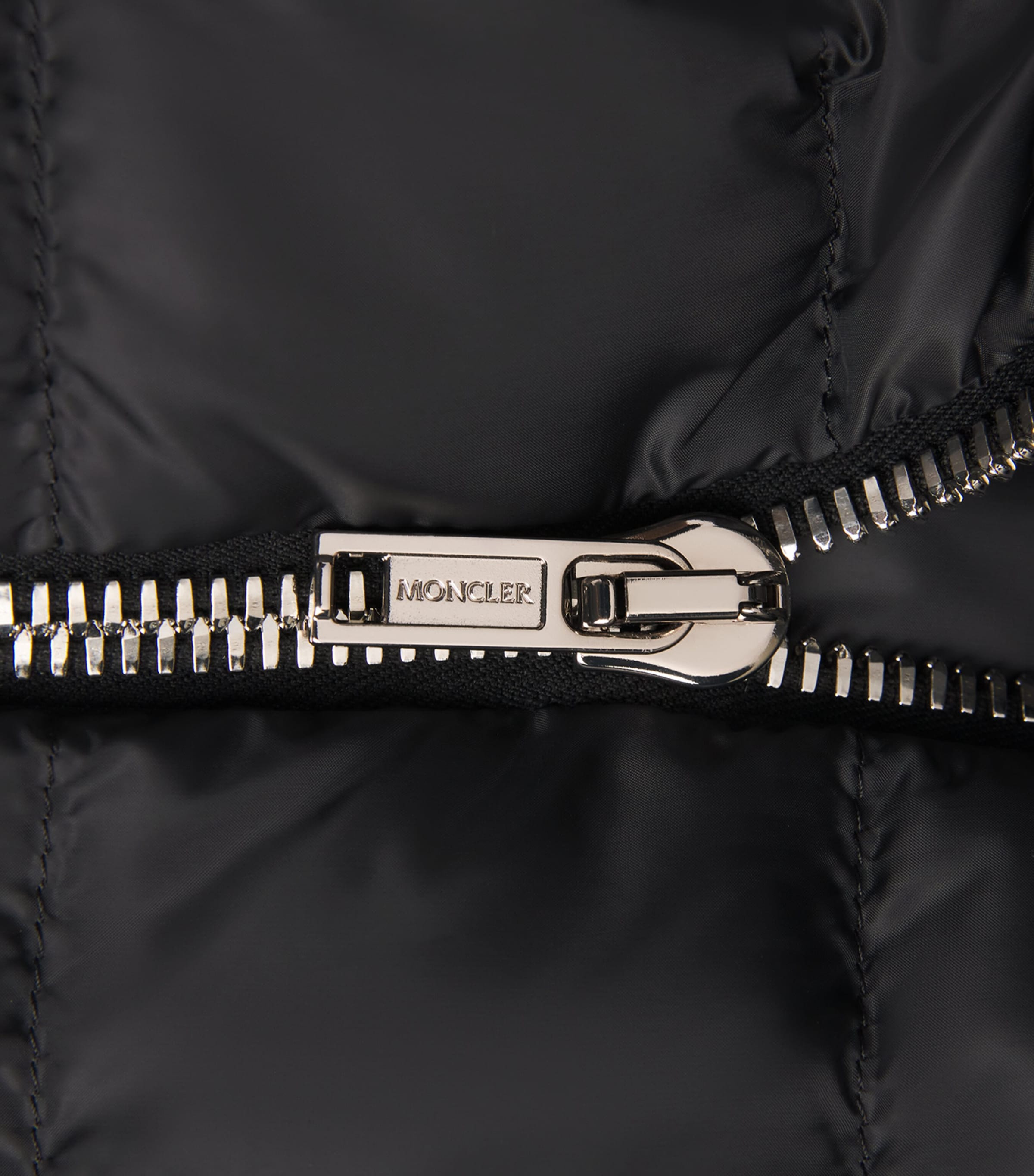 x Moncler Down Ziplock Puffer Jacket 999 - BLACK Image 5