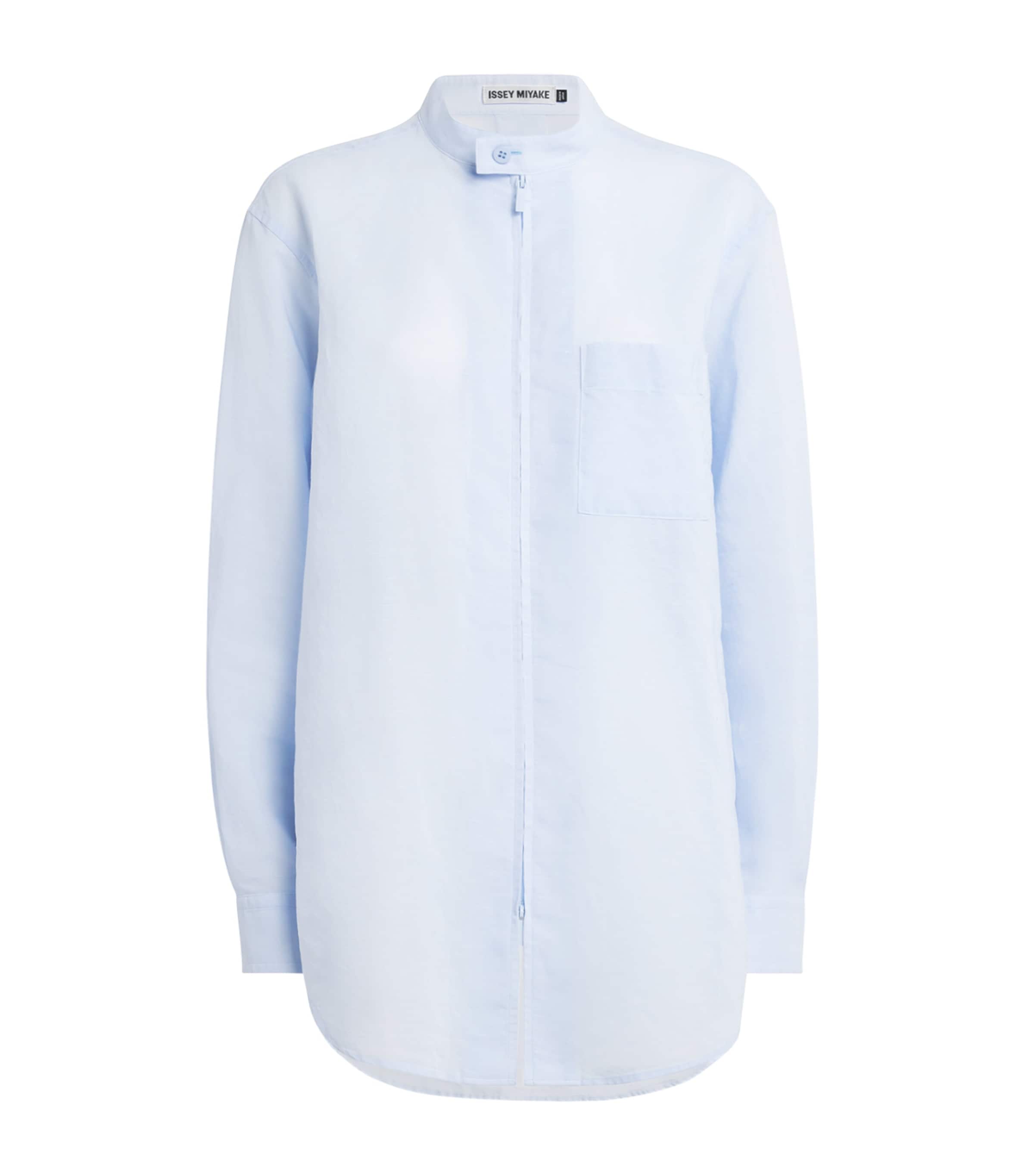 Cotton-Linen Paper-Esque U Shirt 70 Image 1