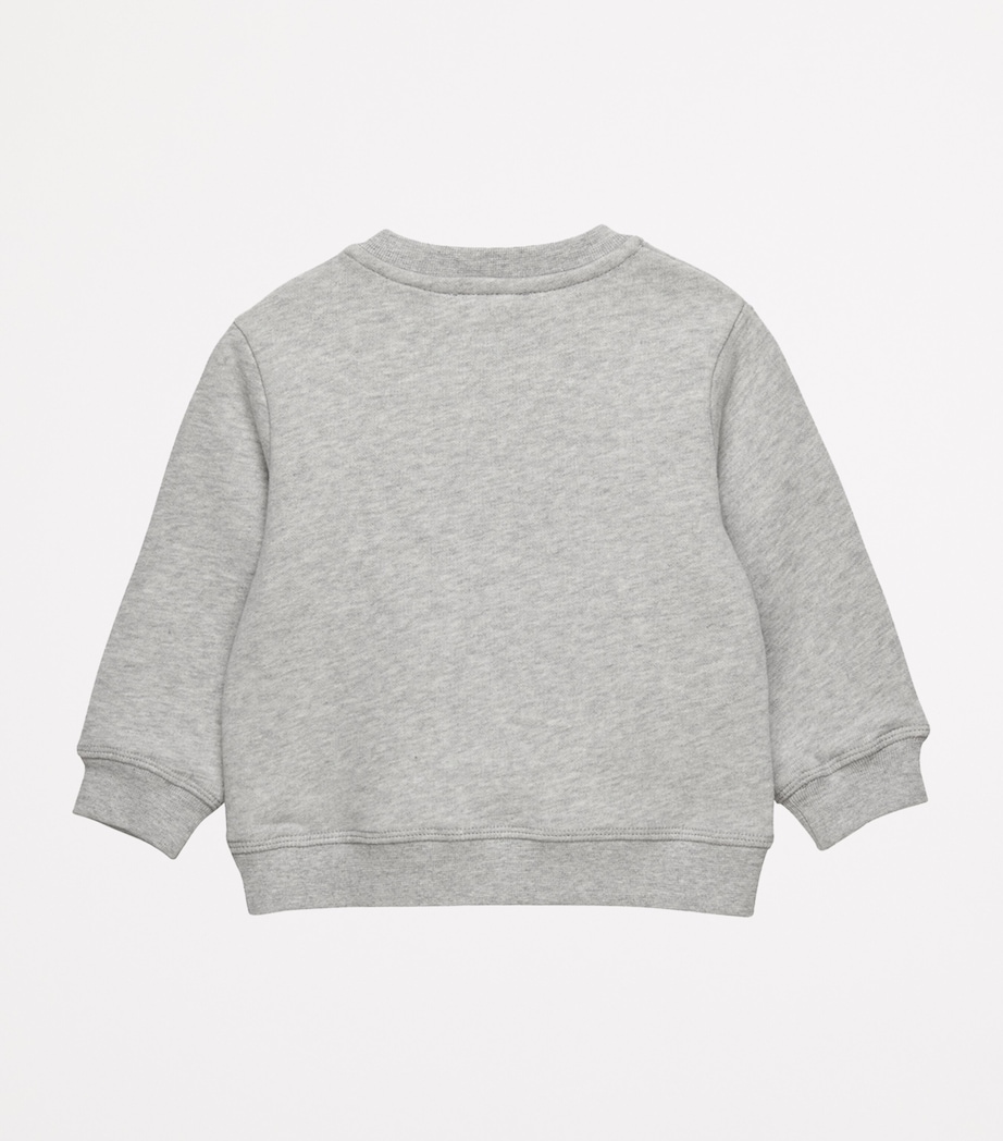 Here Comes Trouble Sweatshirt (3-24 Months) GREY/PINK Image 2