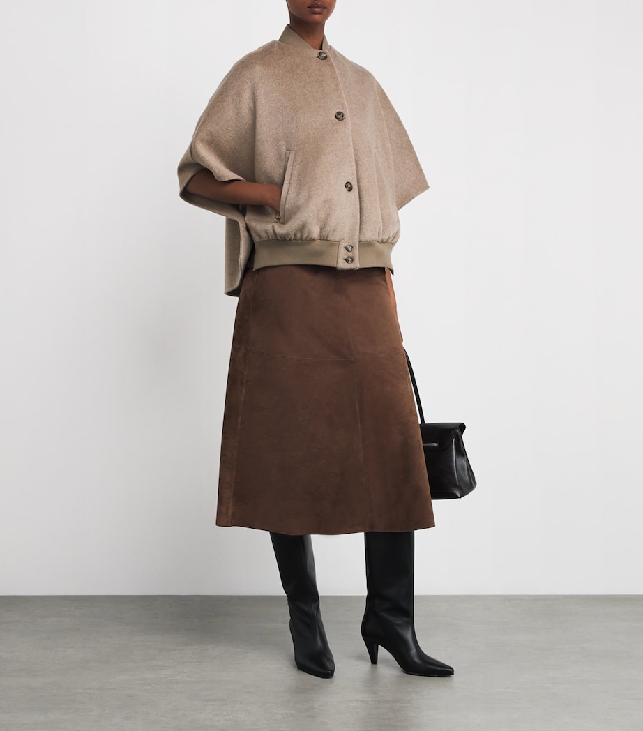 Cashmere Cape BEIGE Image 2
