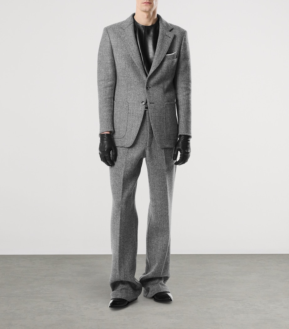Herringbone Tailored Trousers NWA Image 4