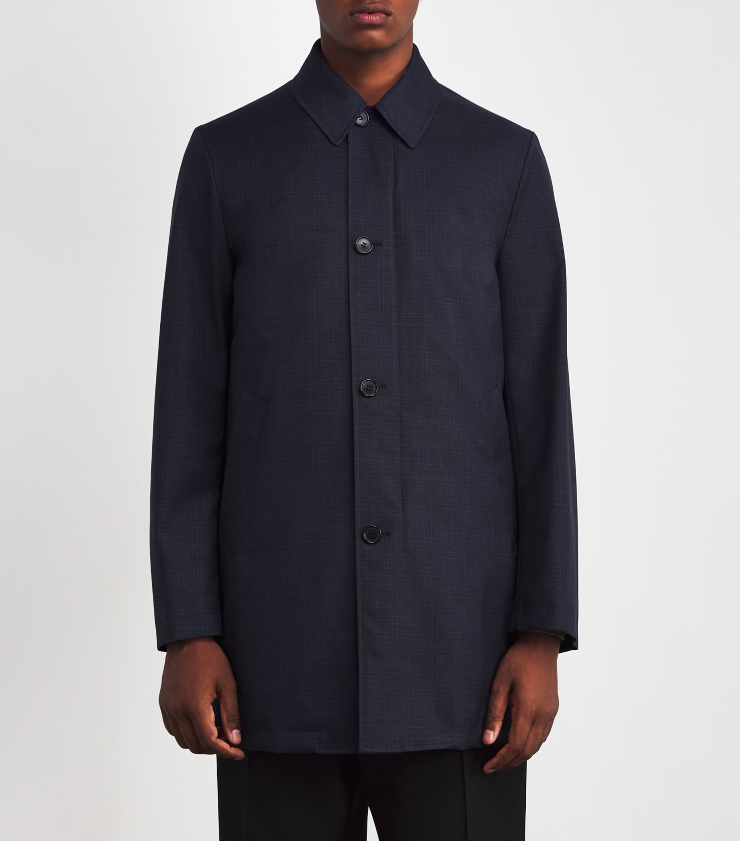 Wool Mac with Gilet 47_NAVY Image 3