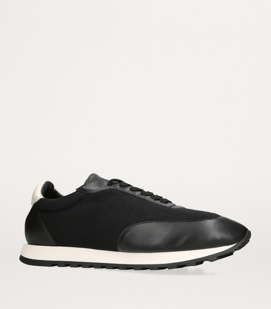 Golden Goose Mens Owen Runner Sneakers Silver Image 3
