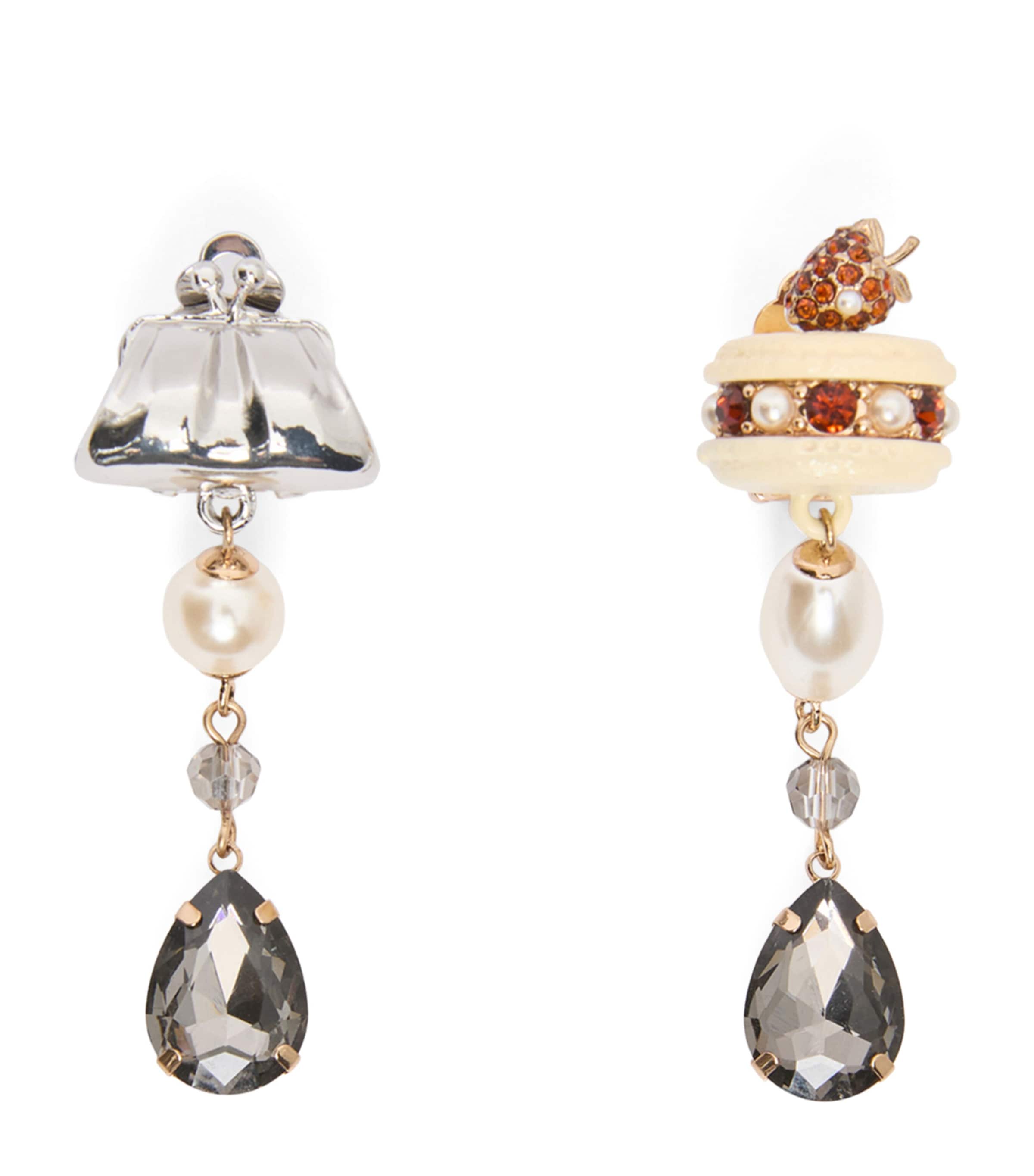 Weekend Max Mara Charm Drop Earrings Silver Image 1