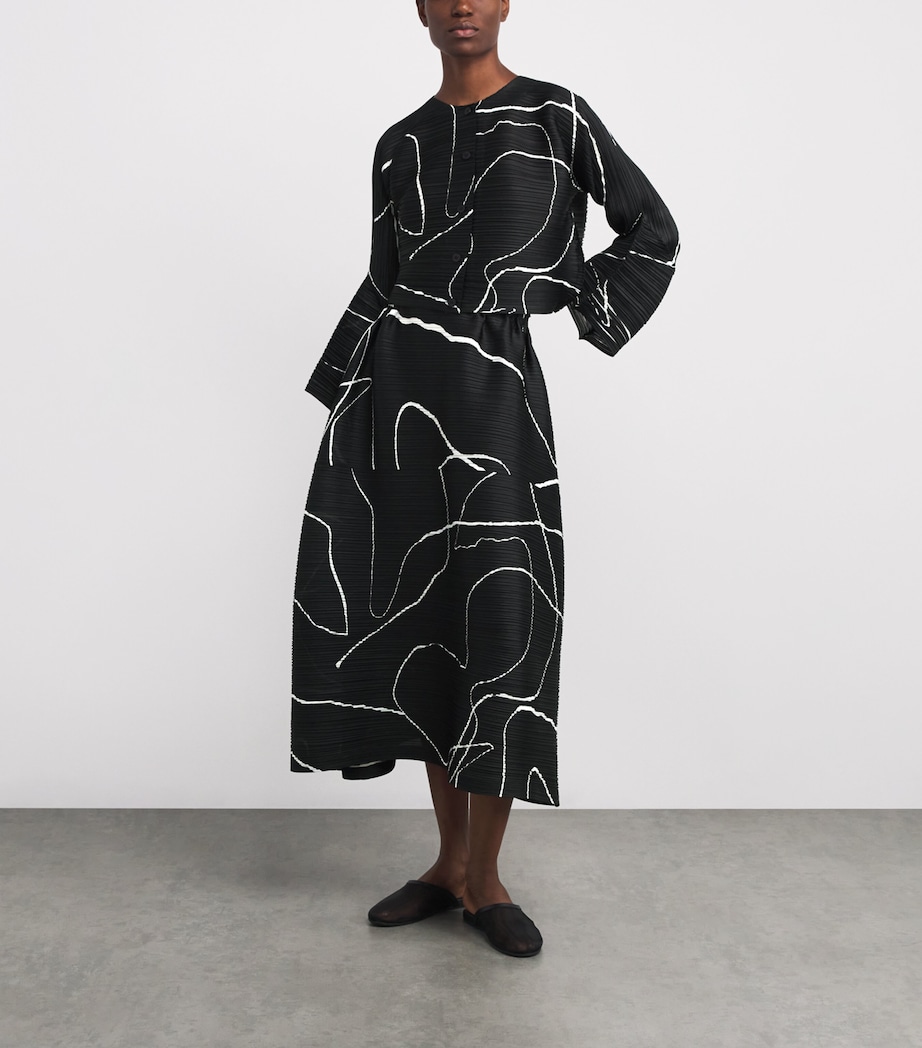 Printed Pause Jacket BLACK Image 2