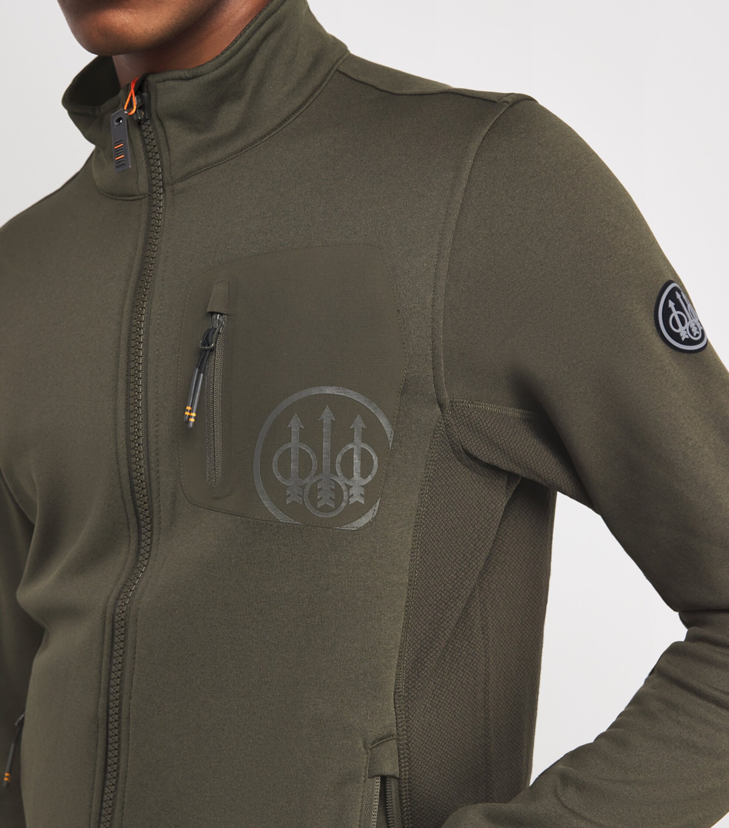 Beretta Mens Smartech EVO Fleece Green Moss Image 6