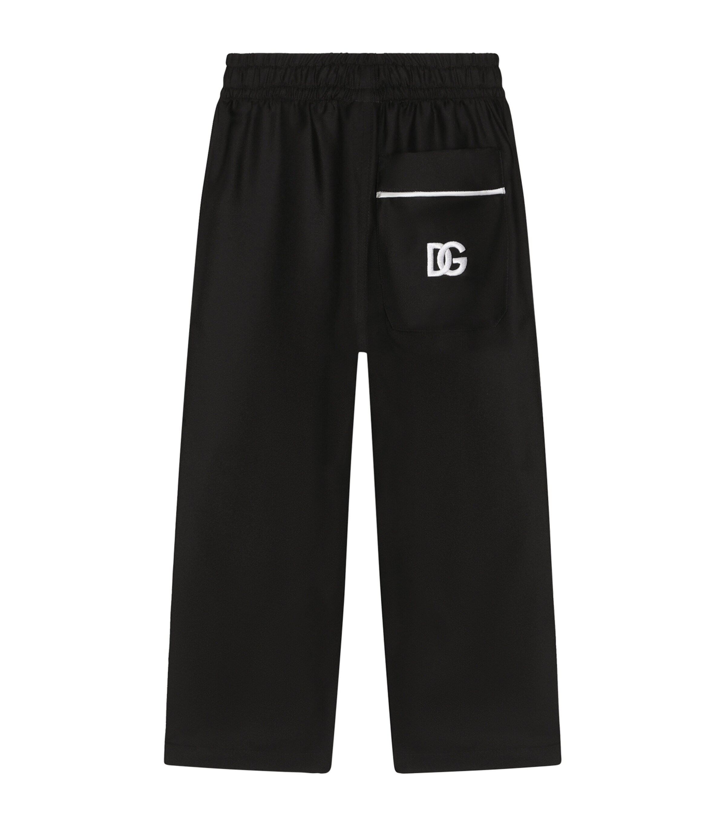 Dolce&Gabbana Kids Silk Pyjama Trousers (2-6 Years) Black Image 2