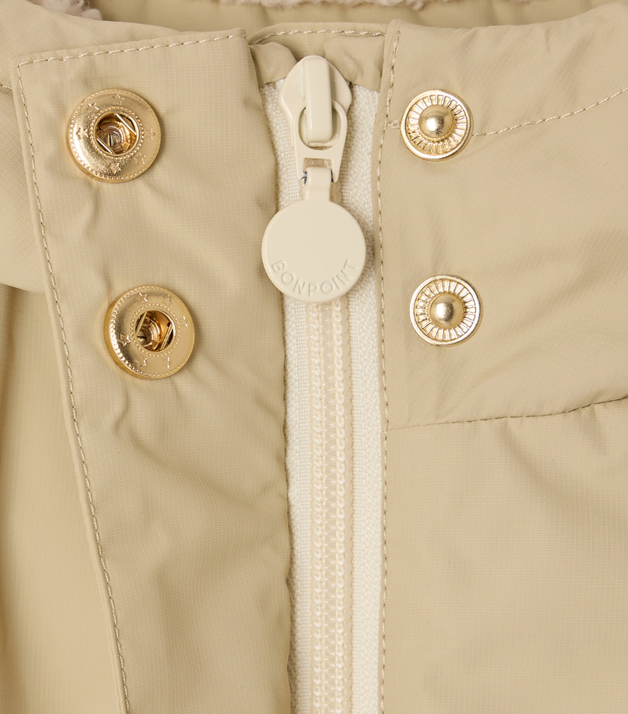 Bonpoint Hooded Monica Parka (4-8 Years) Craie Image 6