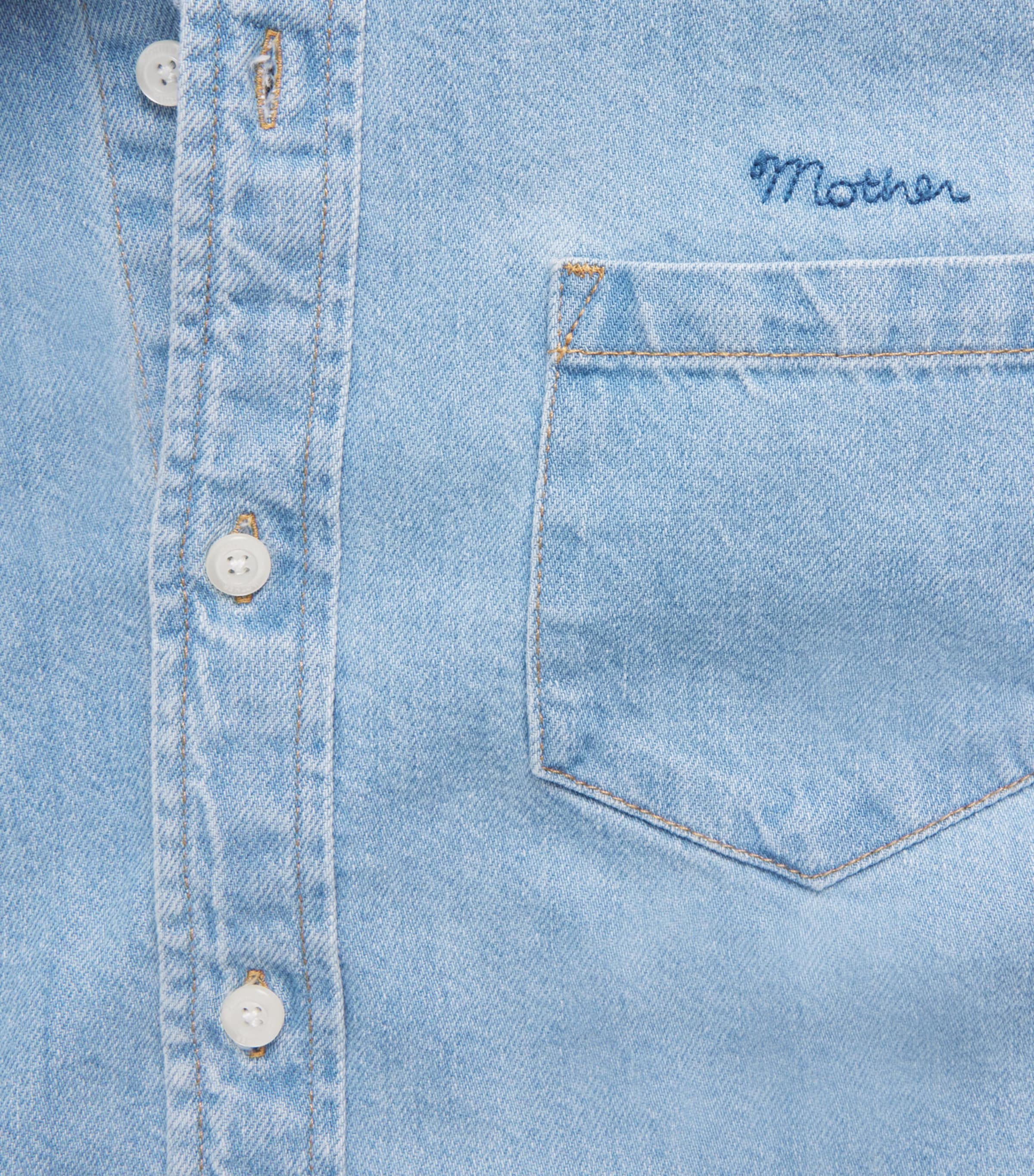 MOTHER Womens Denim Honor Roll Shirt Grand Slam Image 6