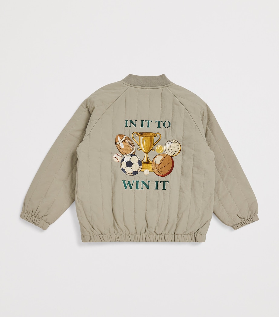 KONGES SLOJD Juno Bomber Jacket (9-18 Months) Laurel Oak Image 2