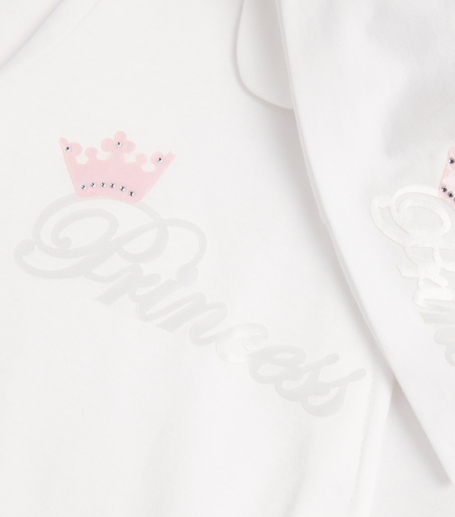 Cotton Princess All-In-One and Hat Gift Set (3-9 Months) YYH WHITE Image 4