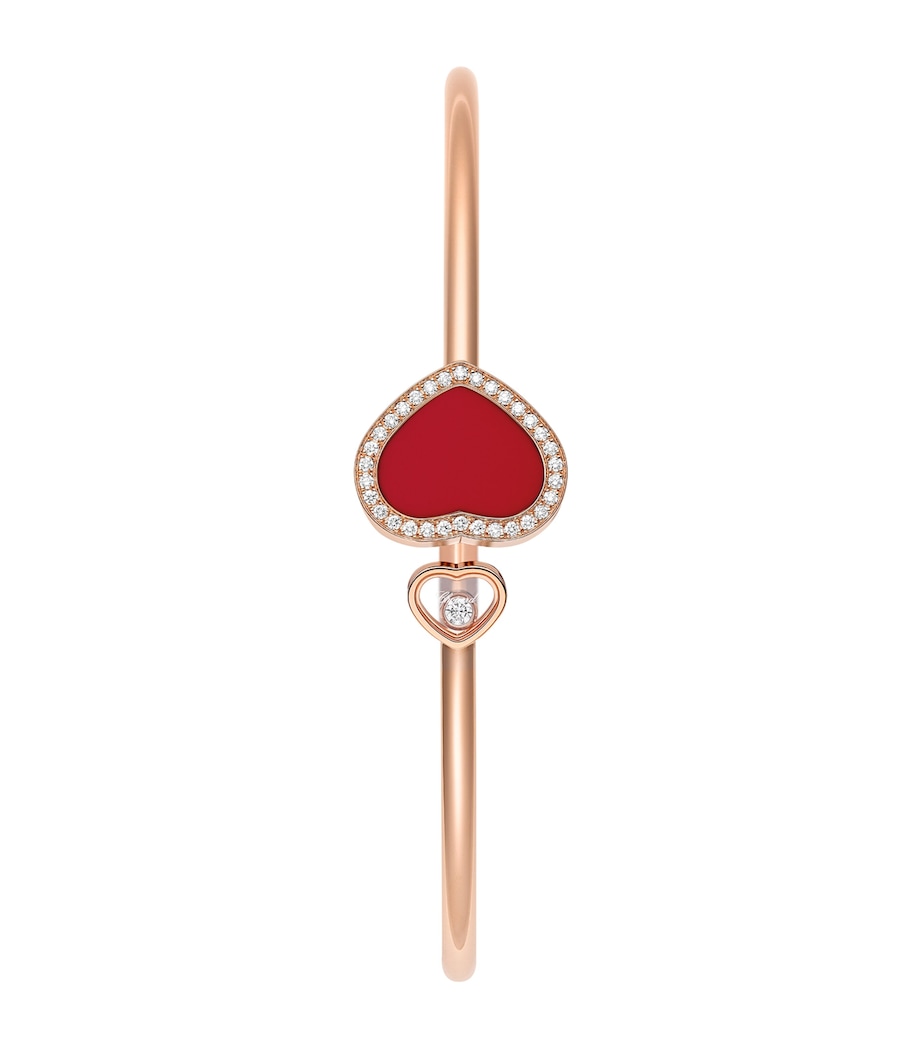 Rose Gold and Diamond Happy Diamonds Bangle 18K ROSE GOLD Image 2