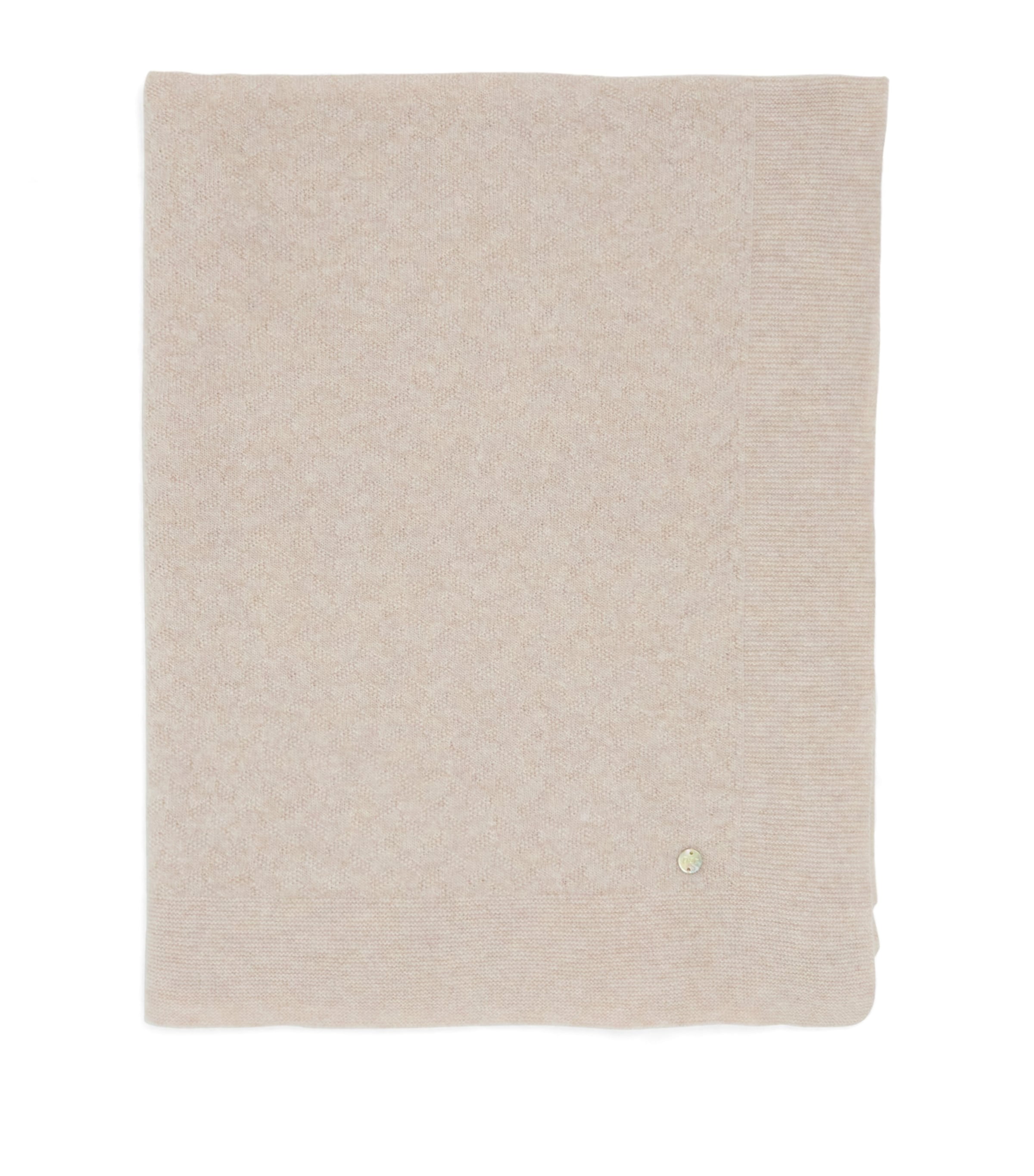 Paz Rodriguez Wool-blend Knit Blanket