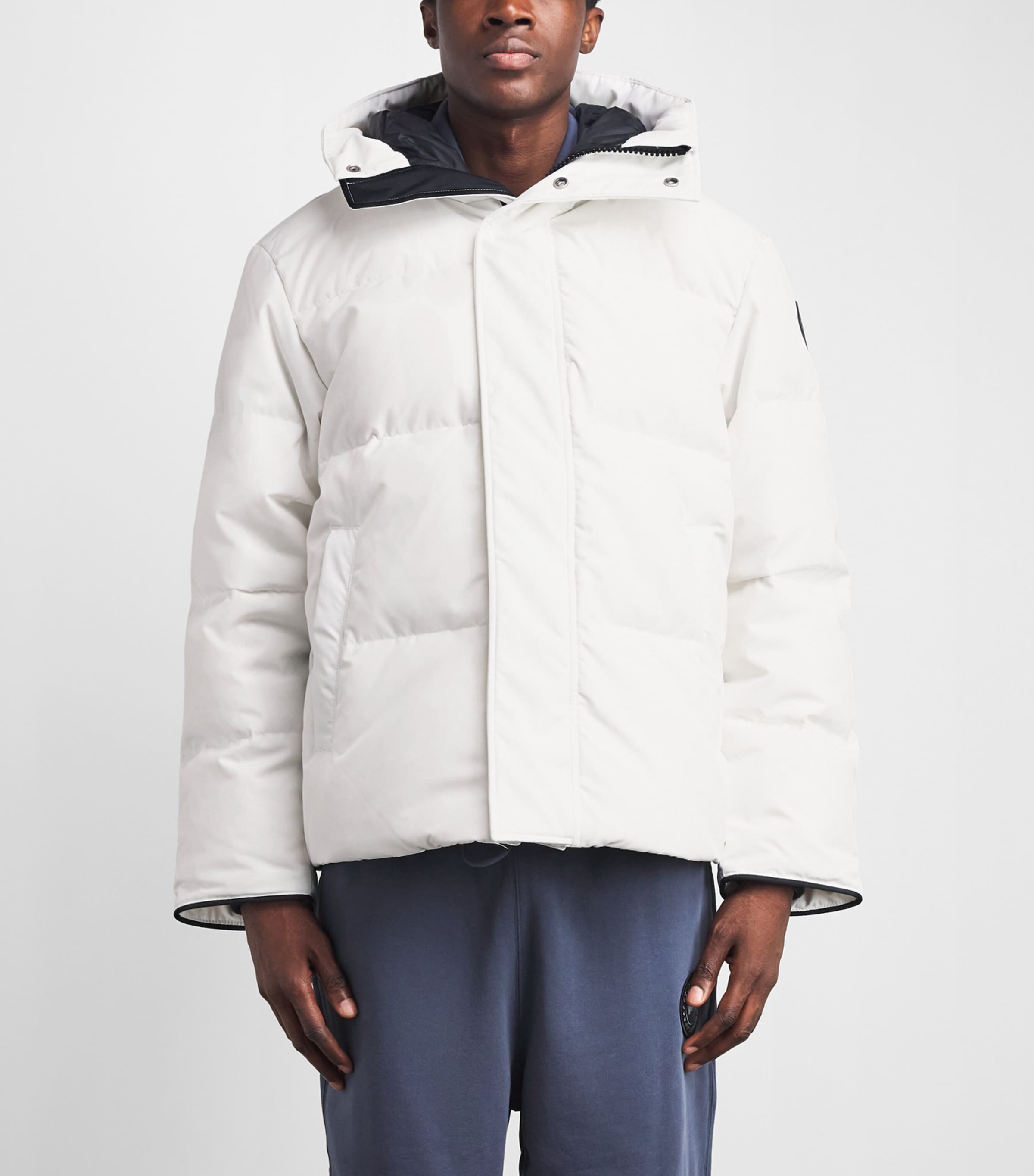 Canada Goose Mens Down Water-Repellent Seymour Parka Optic White Image 4